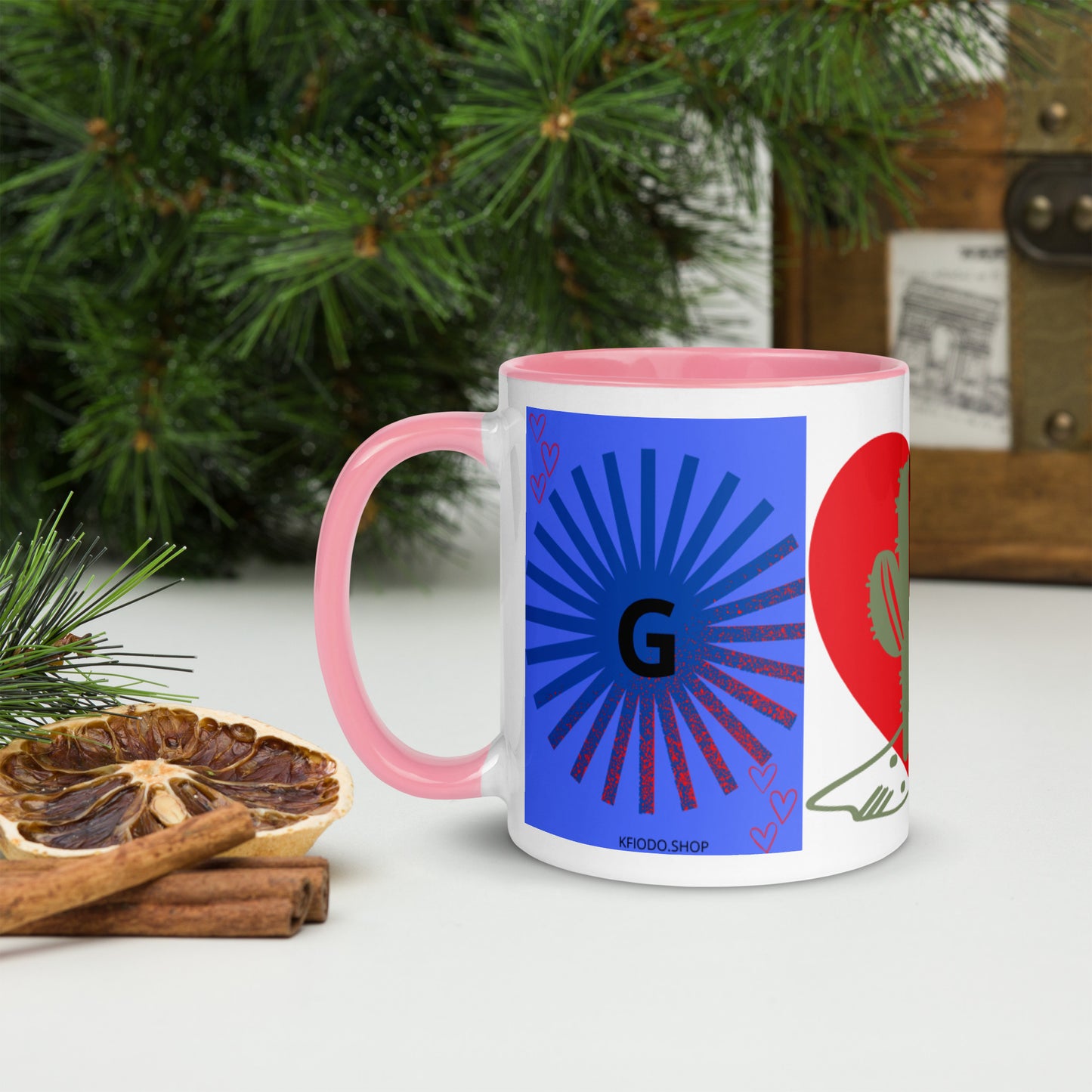 Mug *G  à Intérieur Coloré