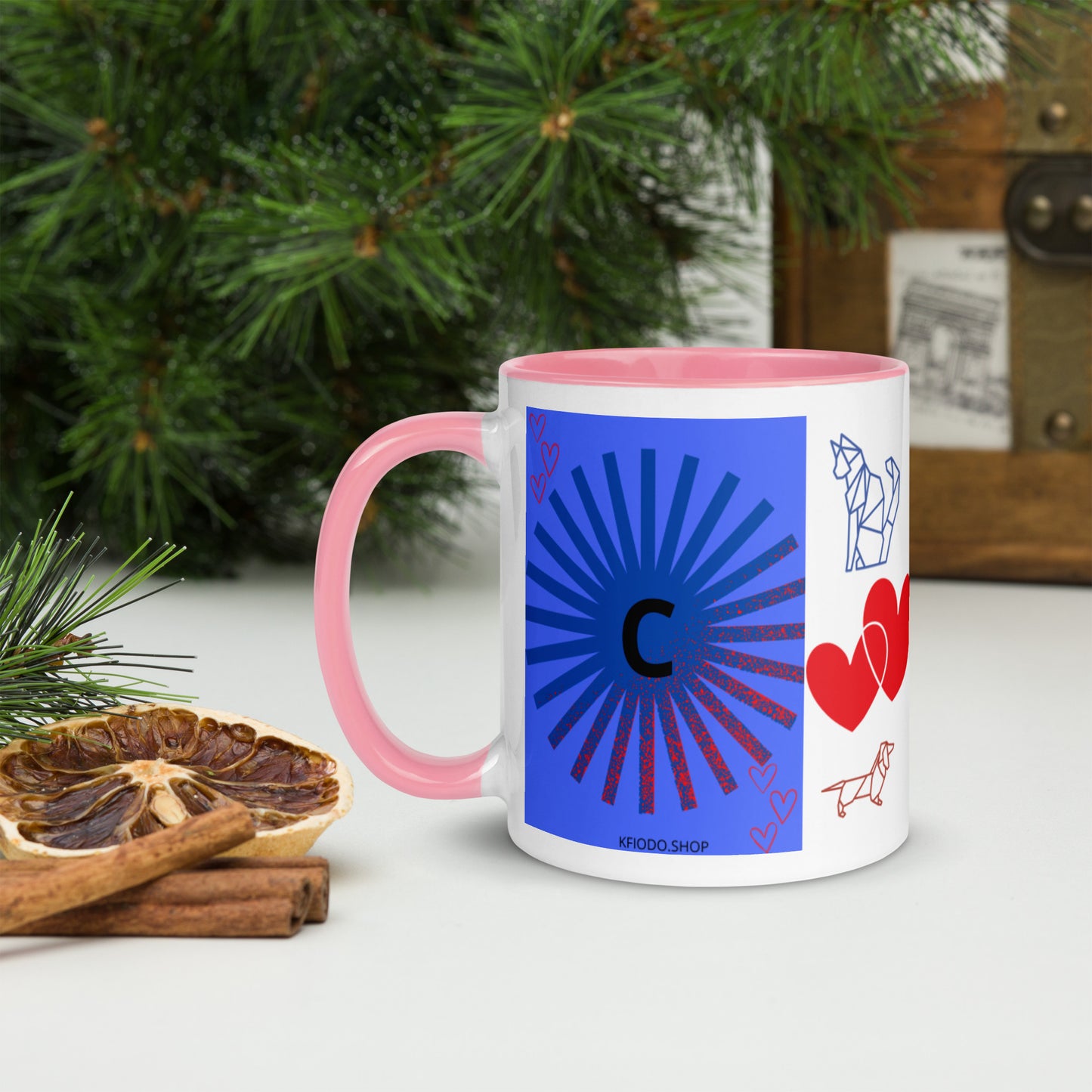 Mug *C  à Intérieur Coloré