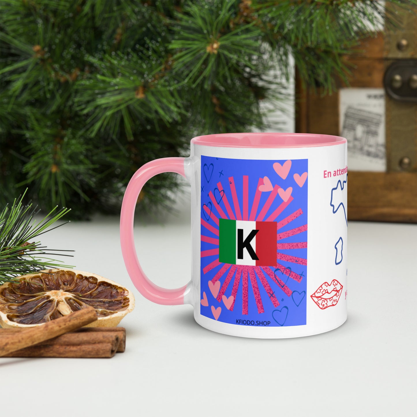 Mug *ITALIE* à Intérieur Coloré