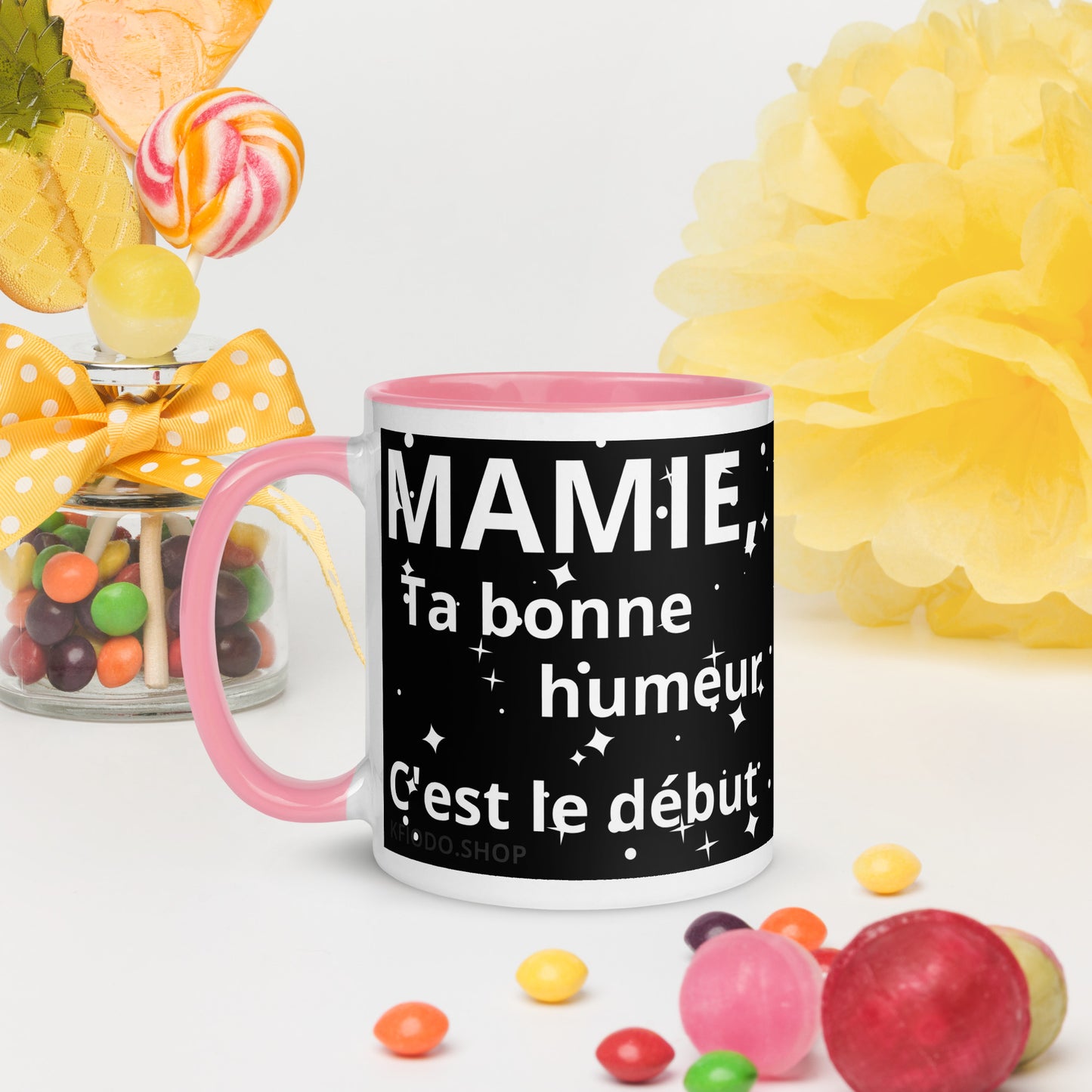 Mug à Intérieur Coloré *MAMIE #4