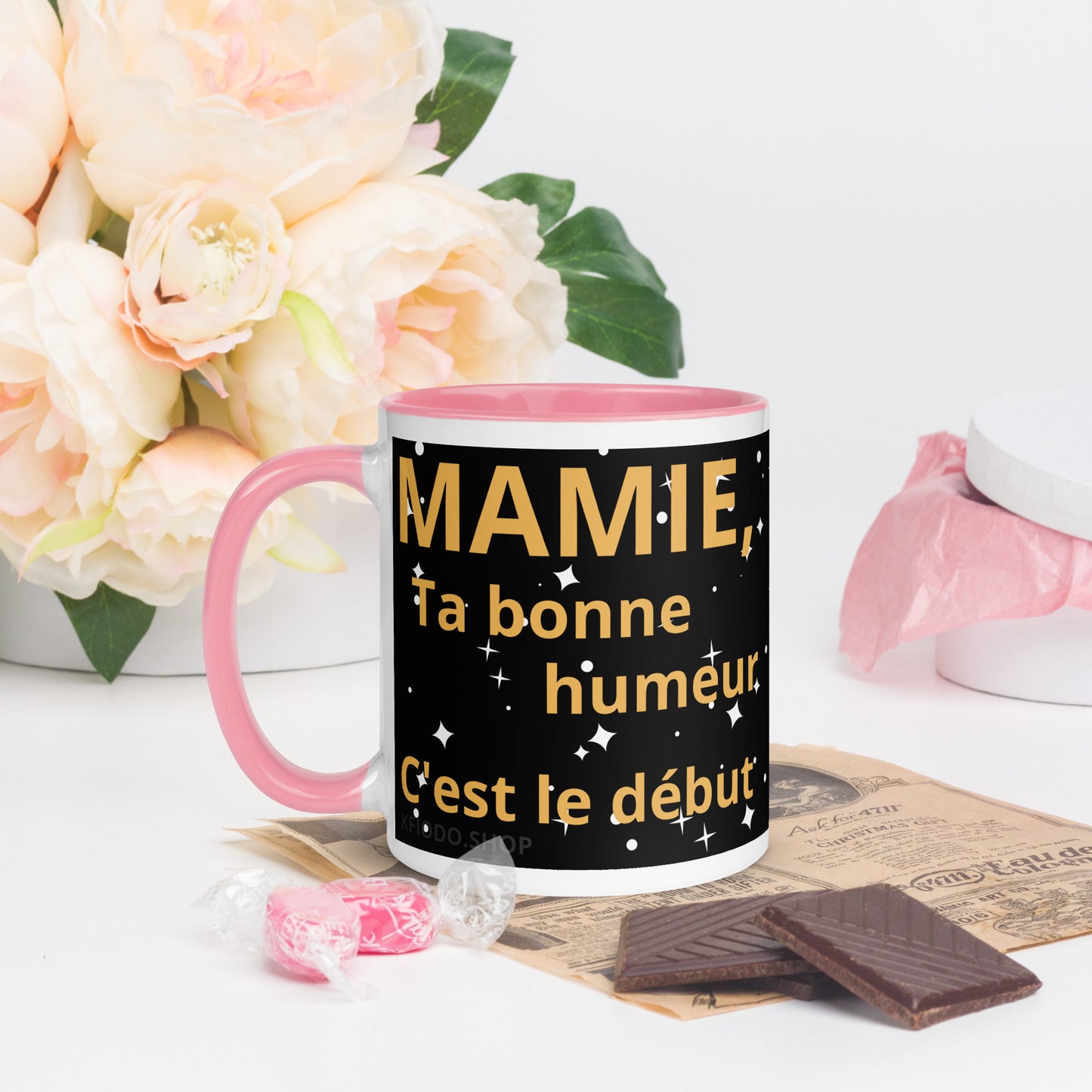 Mug à Intérieur Coloré *MAMIE #3