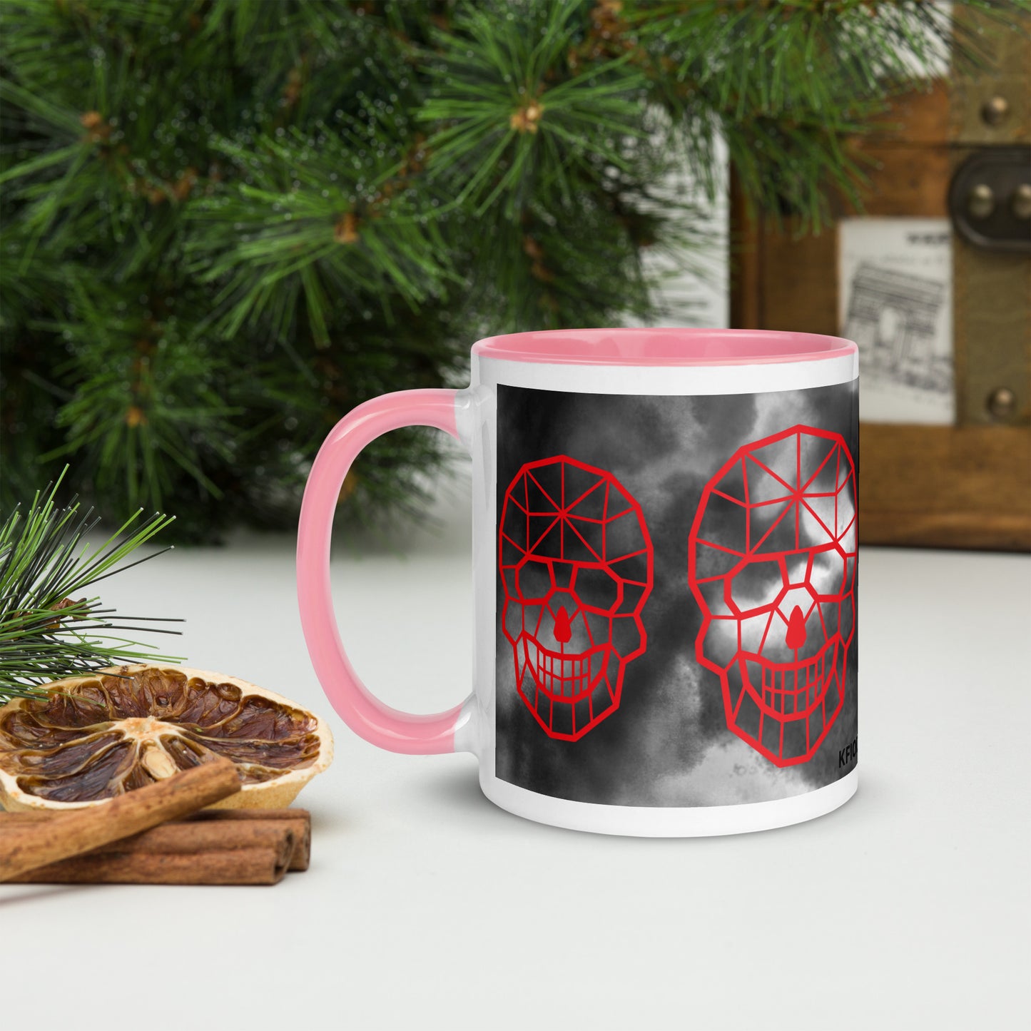 Mug à Intérieur Coloré SKULL #1