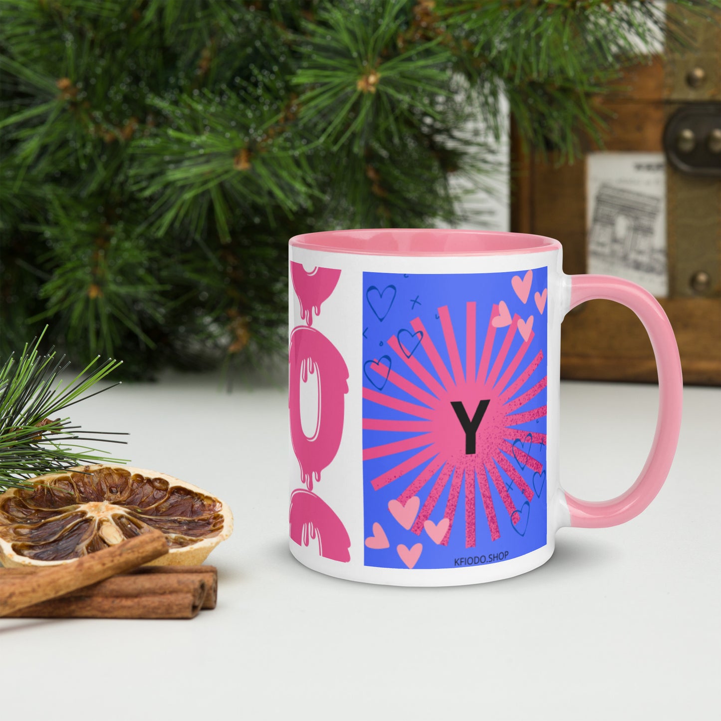 Mug *Y* à Intérieur Coloré