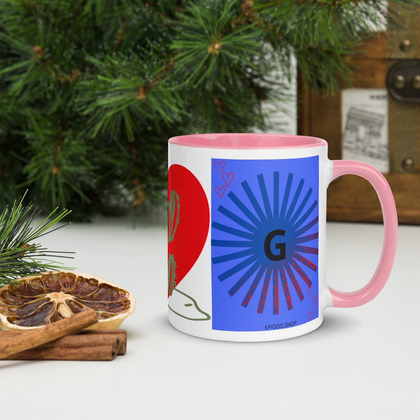 Mug *G  à Intérieur Coloré