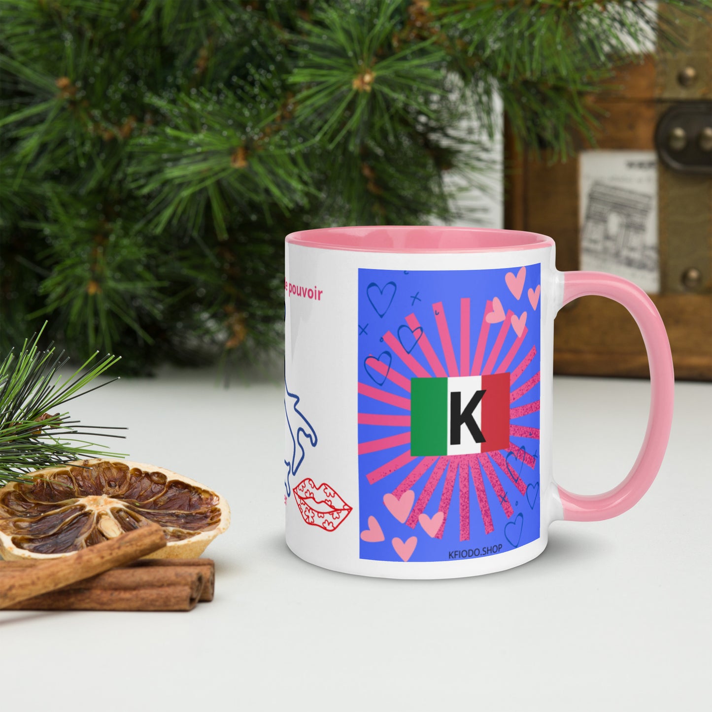 Mug *ITALIE* à Intérieur Coloré