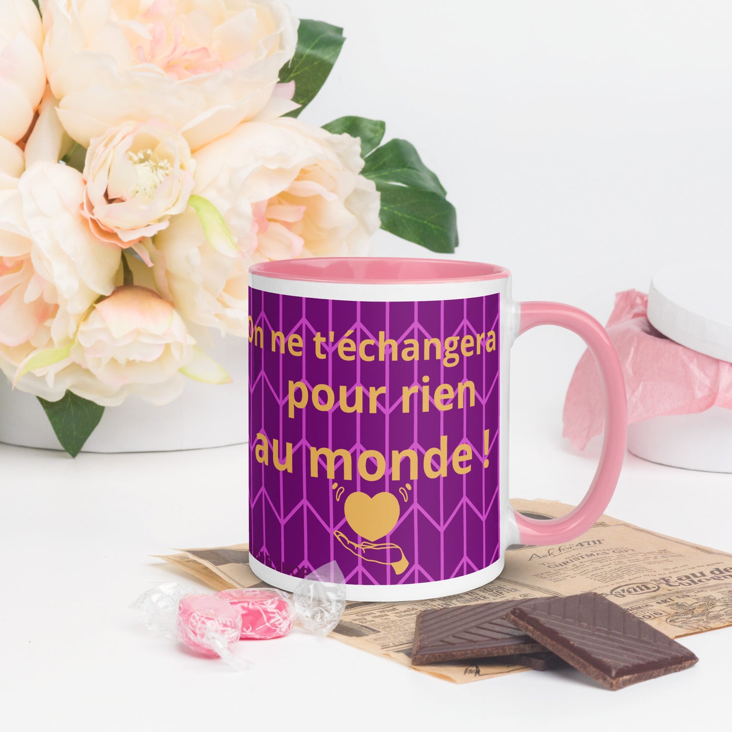 Mug à Intérieur Coloré *MAMIE #1