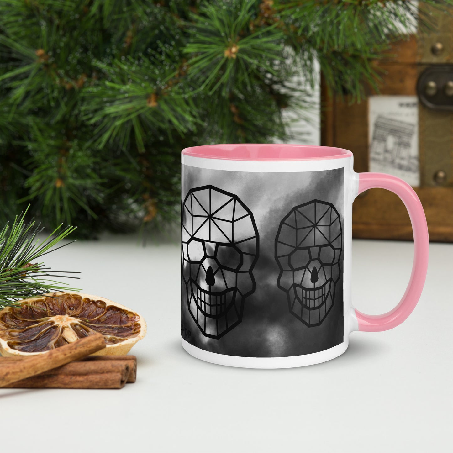 Mug à Intérieur Coloré SKULL #3