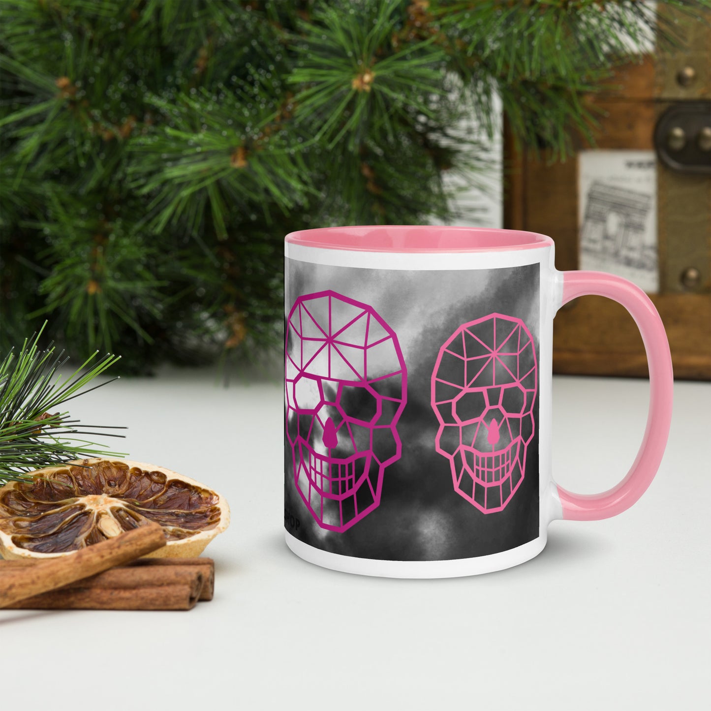 Mug à Intérieur Coloré SKULL #5