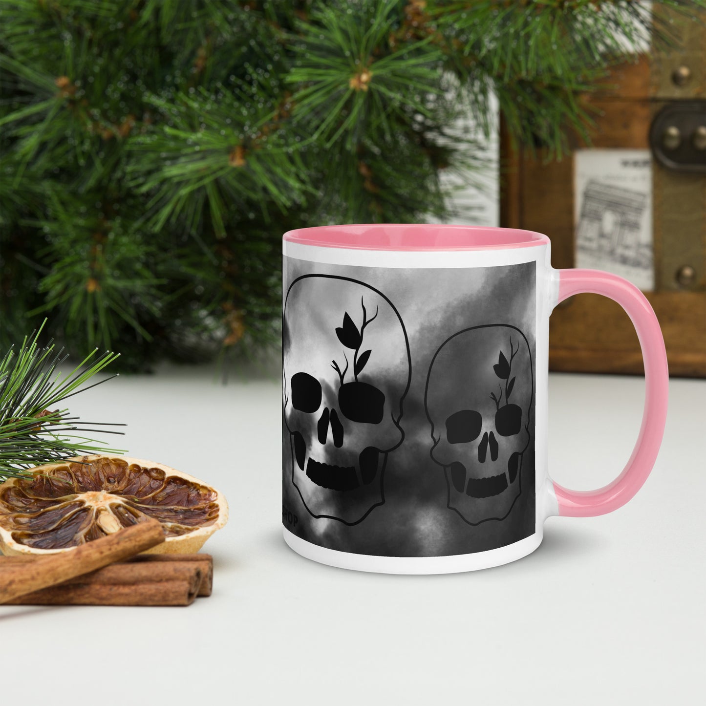 Mug à Intérieur Coloré SKULL #4