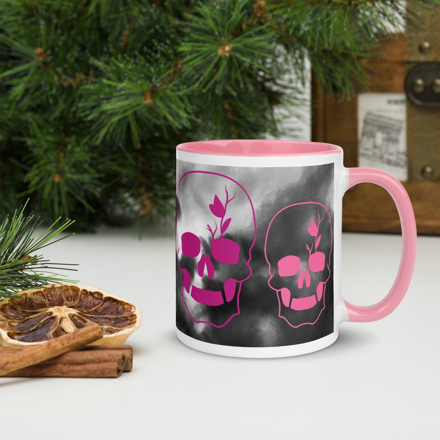Mug à Intérieur Coloré SKULL #6