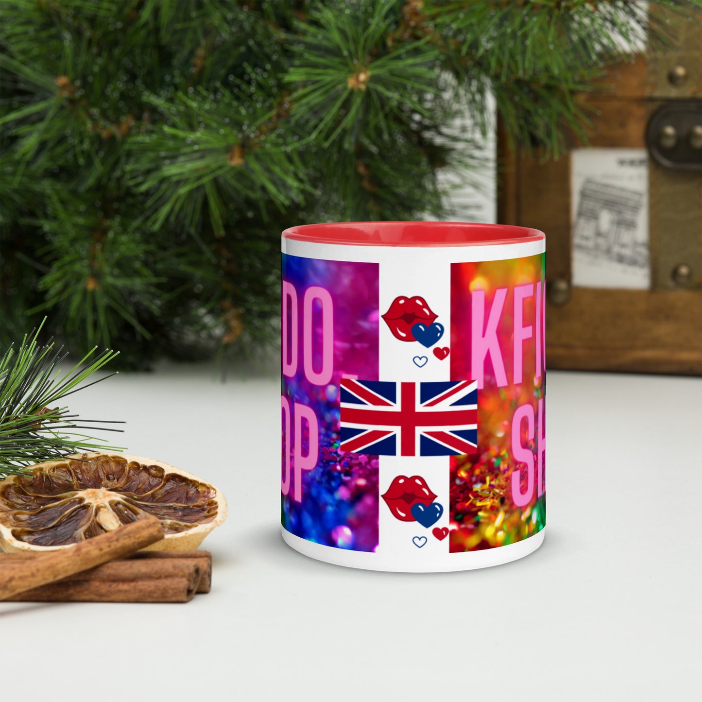 Mug à Intérieur Coloré.ANGLETERRE