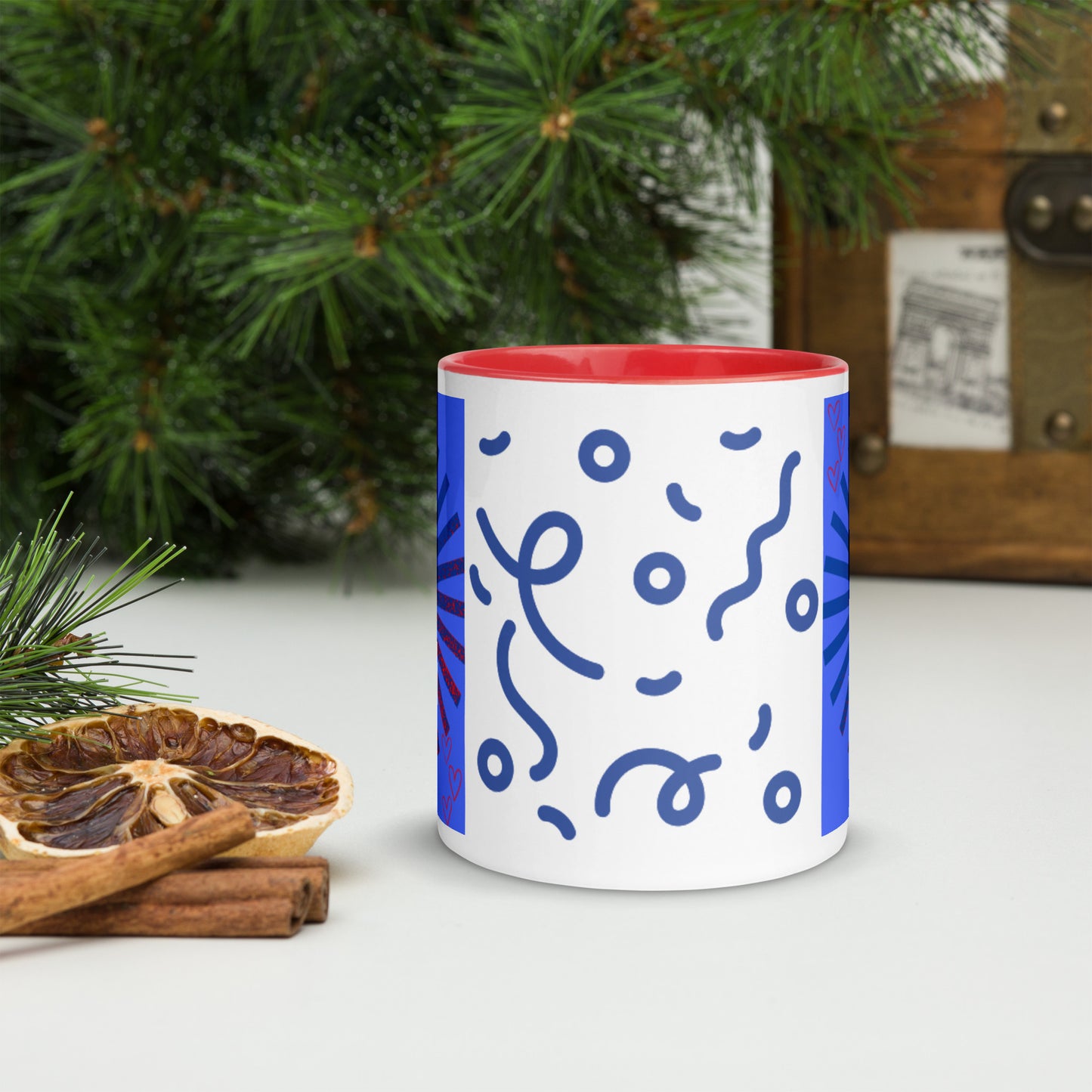 Mug *V à Intérieur Coloré