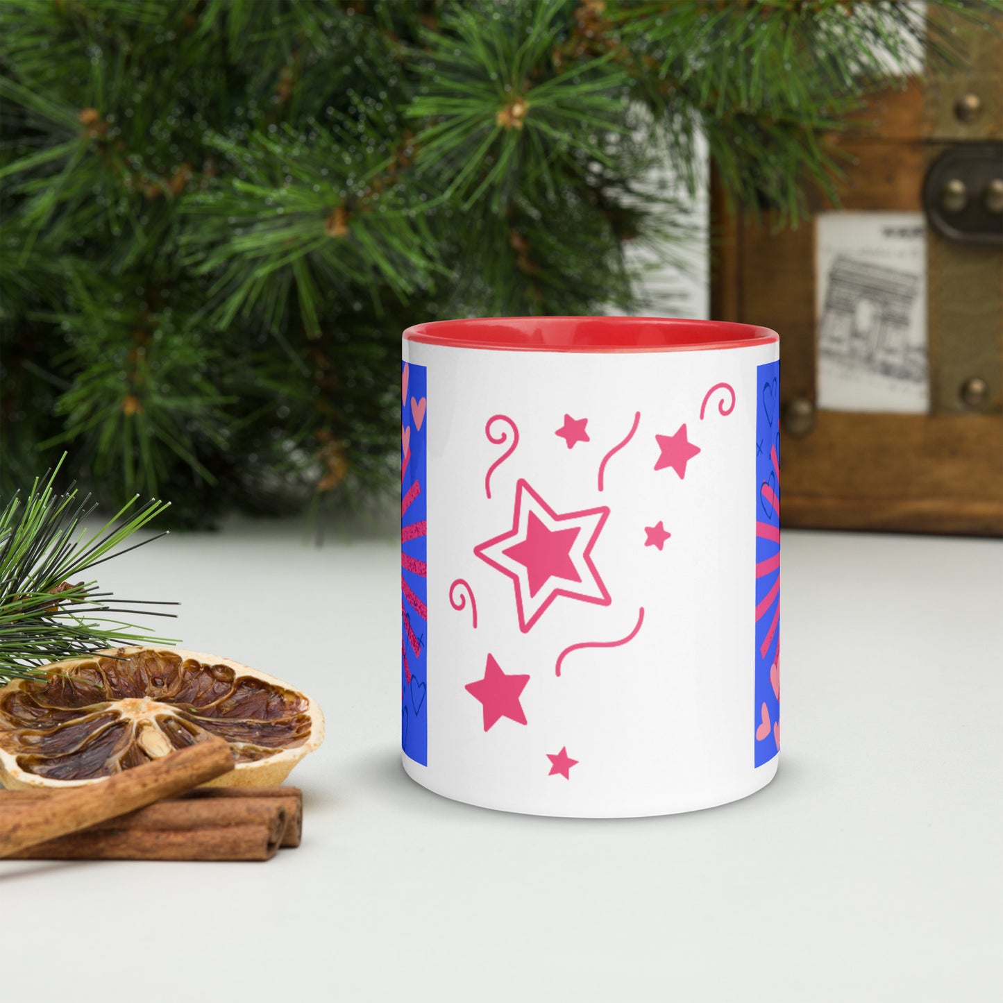 Mug *U* à Intérieur Coloré