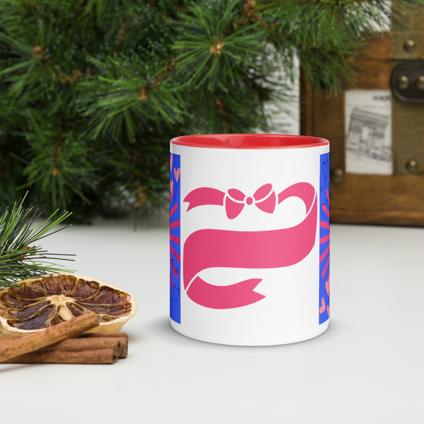 Mug *Q* à Intérieur Coloré