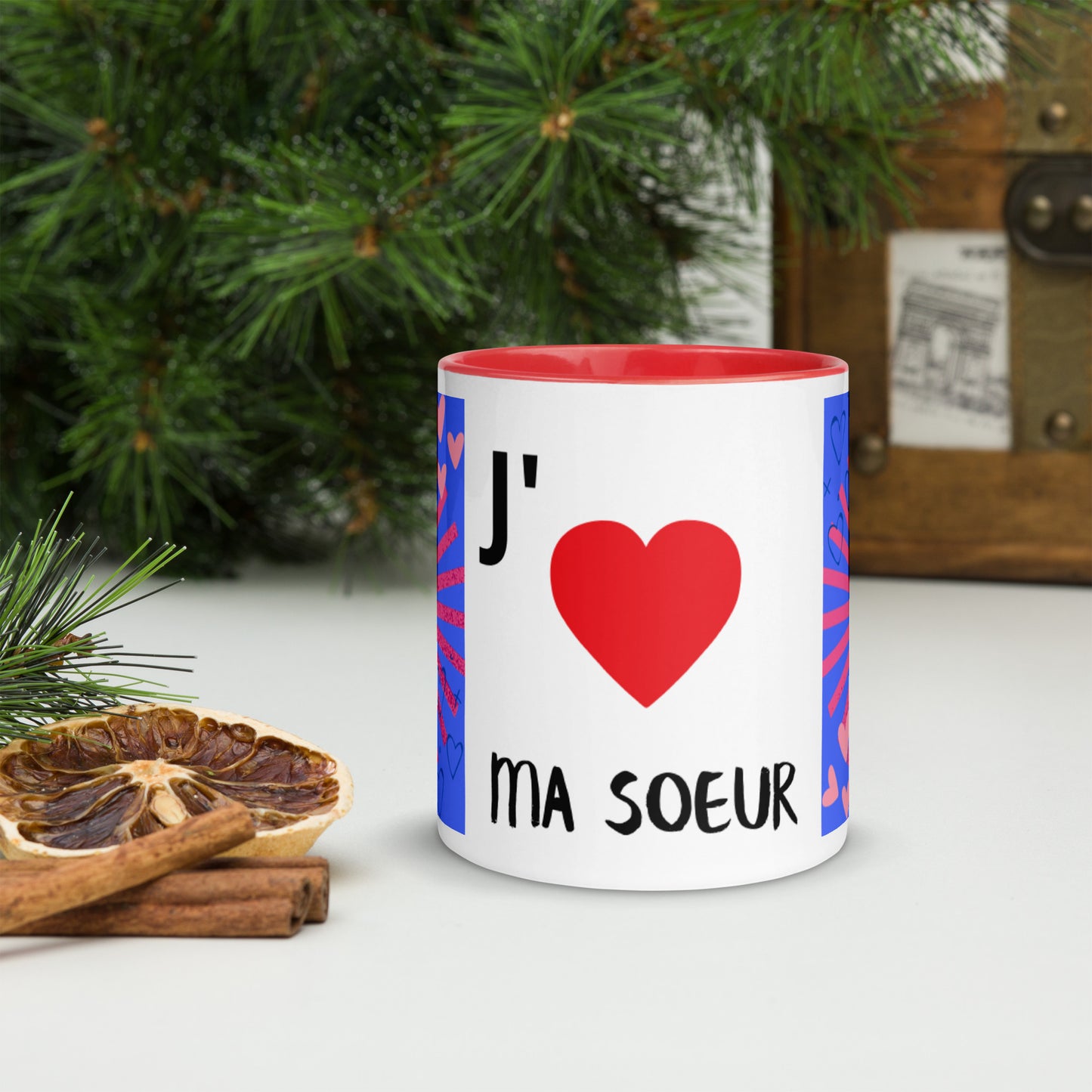 Mug *N* à Intérieur Coloré