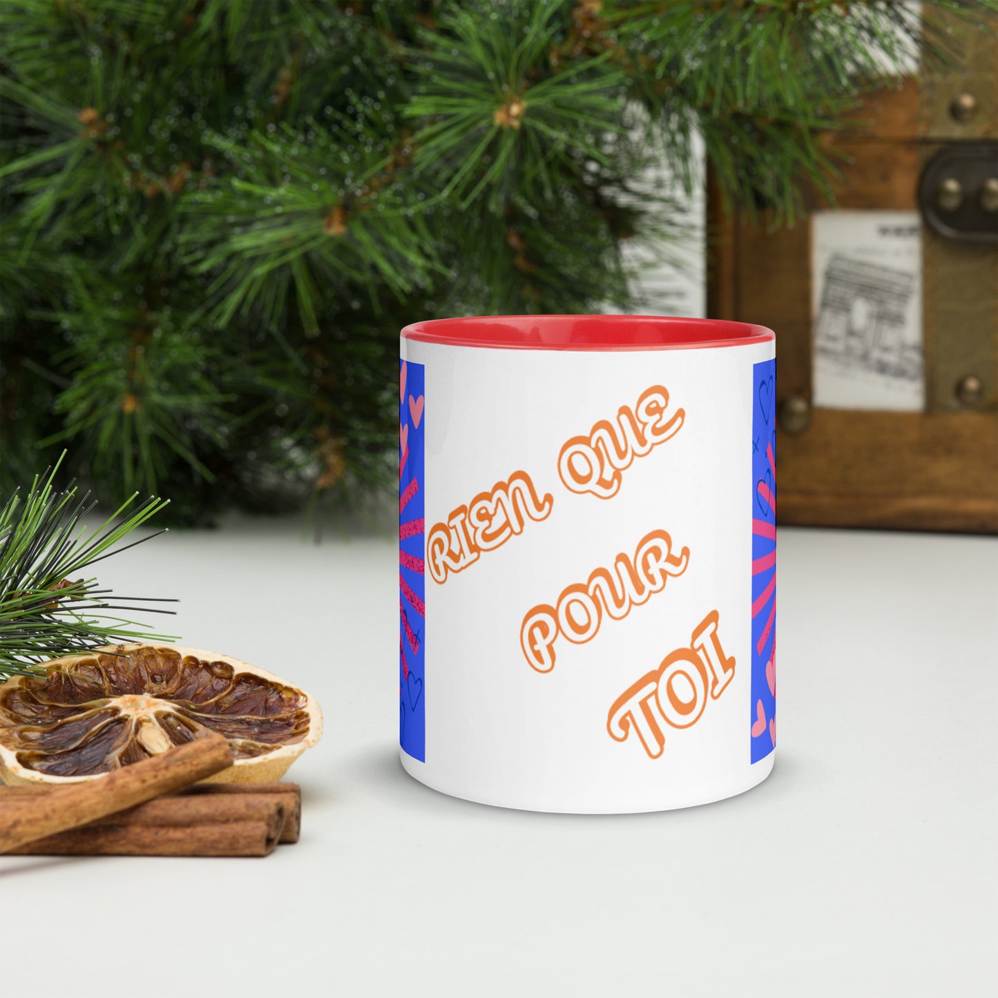 Mug *E* à Intérieur Coloré