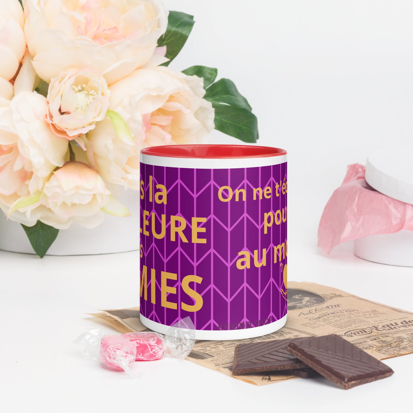 Mug à Intérieur Coloré *MAMIE #1