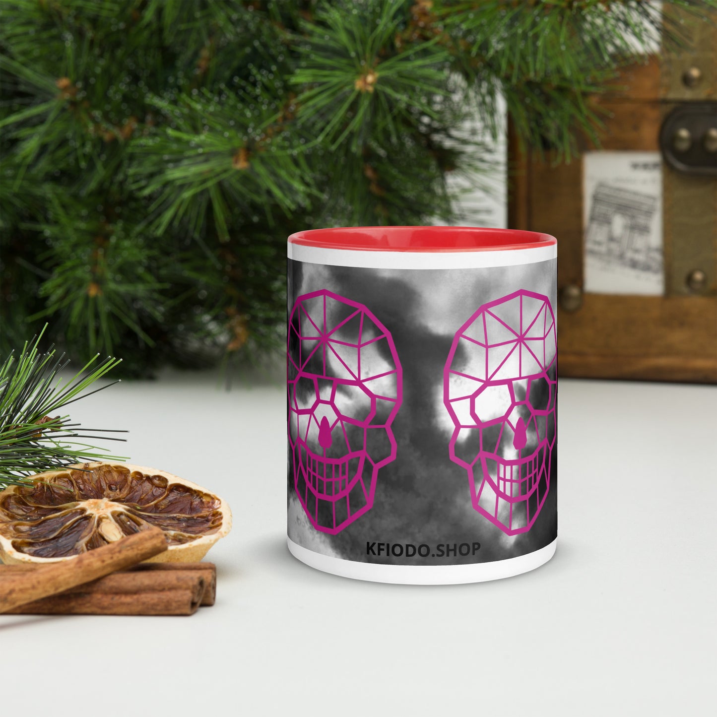Mug à Intérieur Coloré SKULL #5