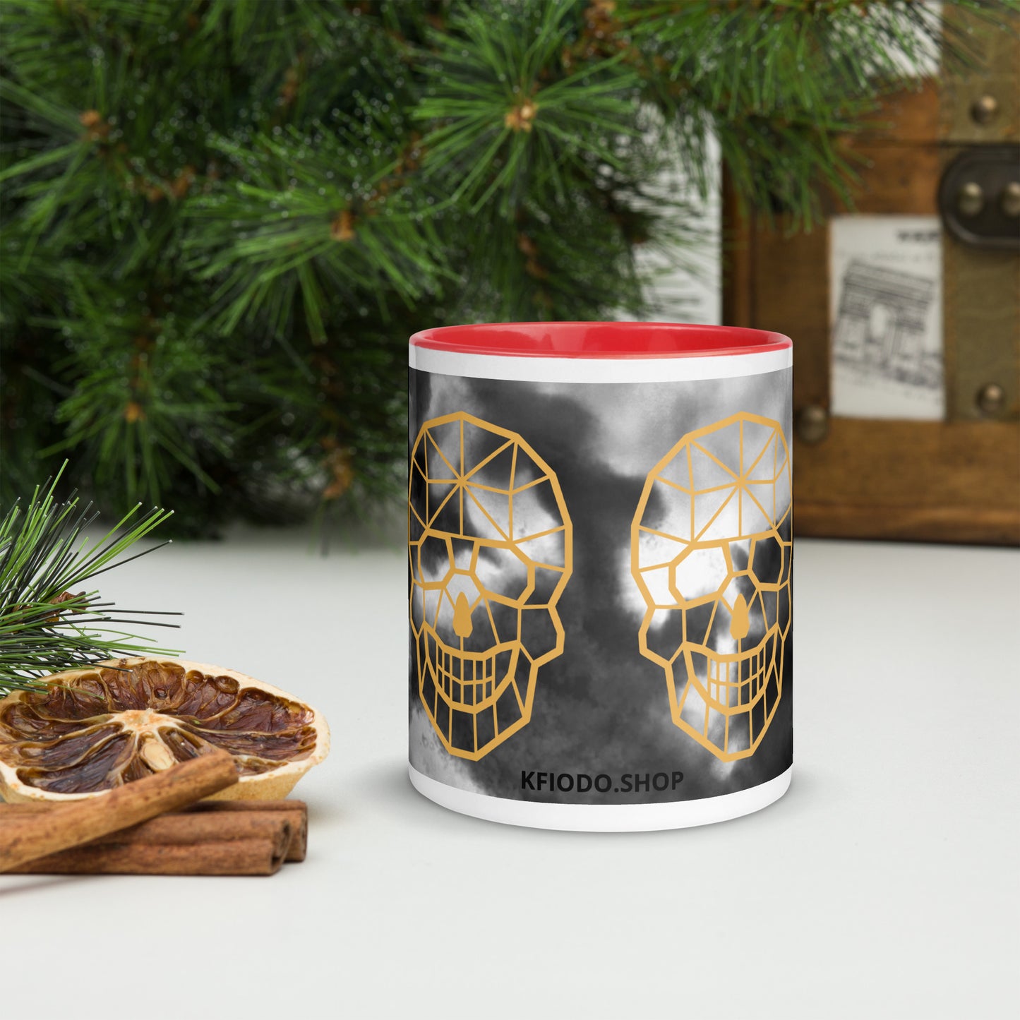 Mug à Intérieur Coloré SKULL #7