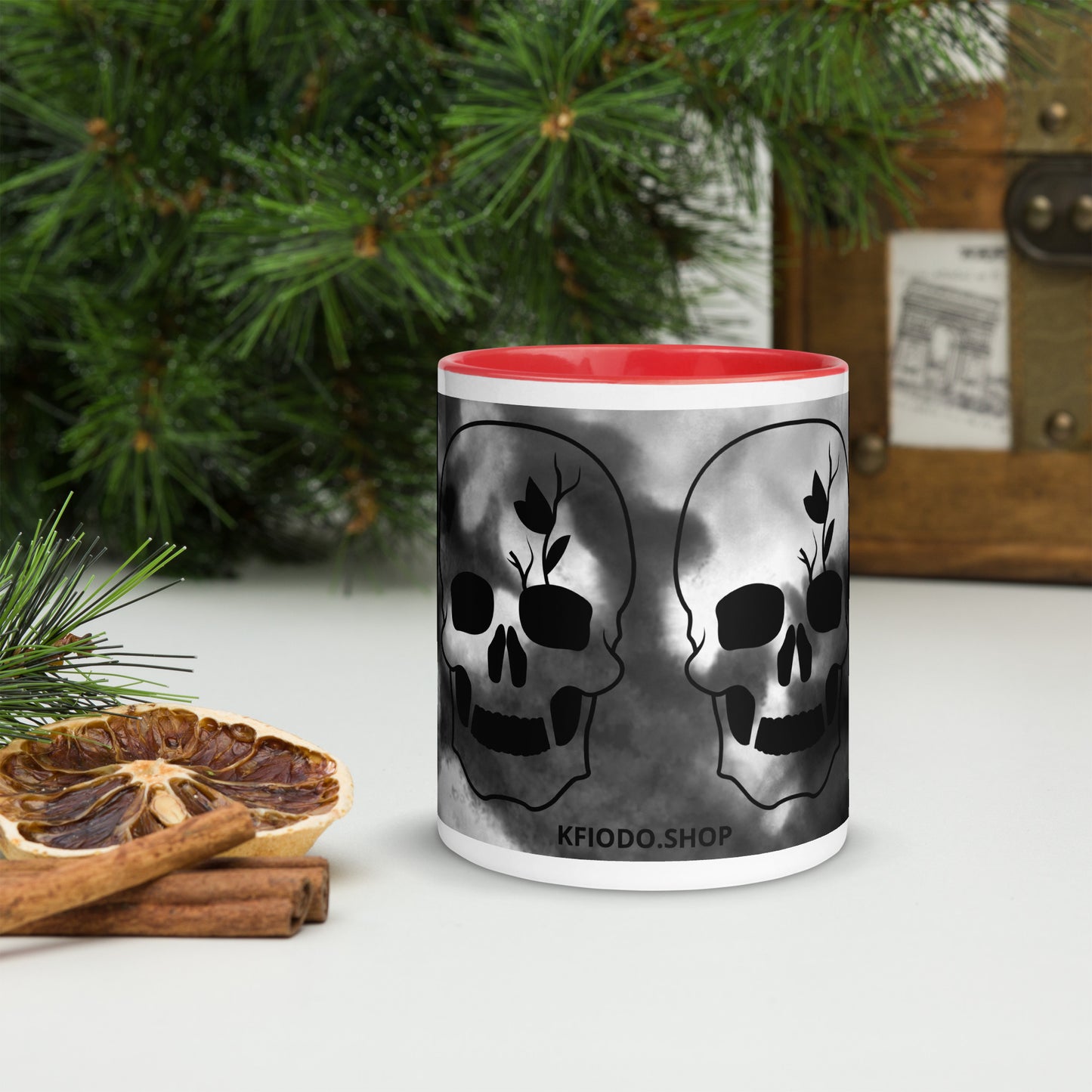 Mug à Intérieur Coloré SKULL #4