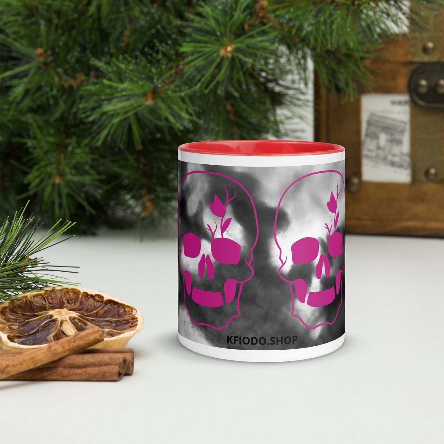 Mug à Intérieur Coloré SKULL #6