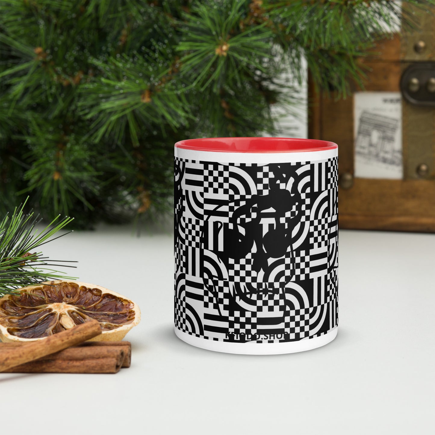 Mug à Intérieur Coloré *SKULL #13