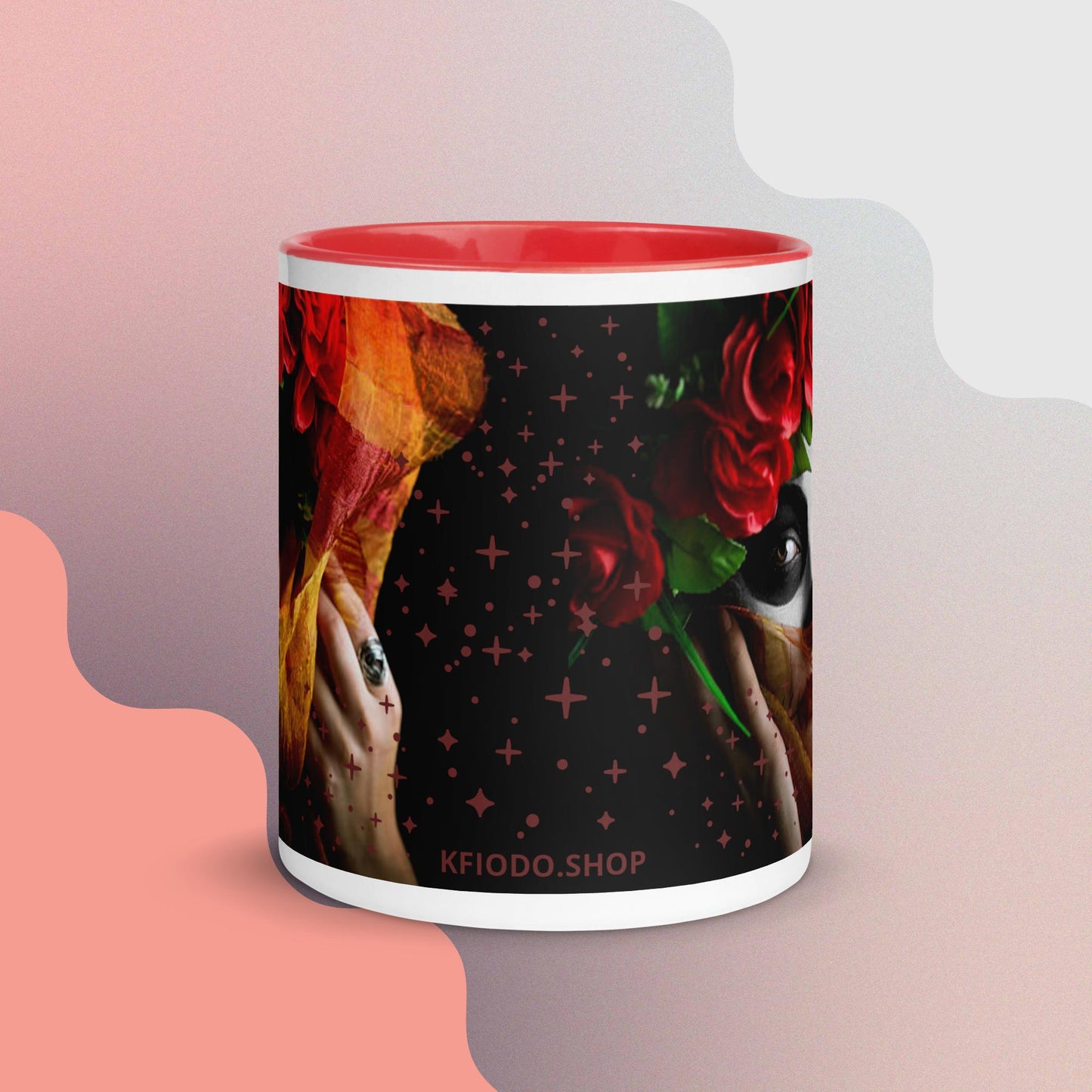 Mug à Intérieur Coloré *SKULL #17