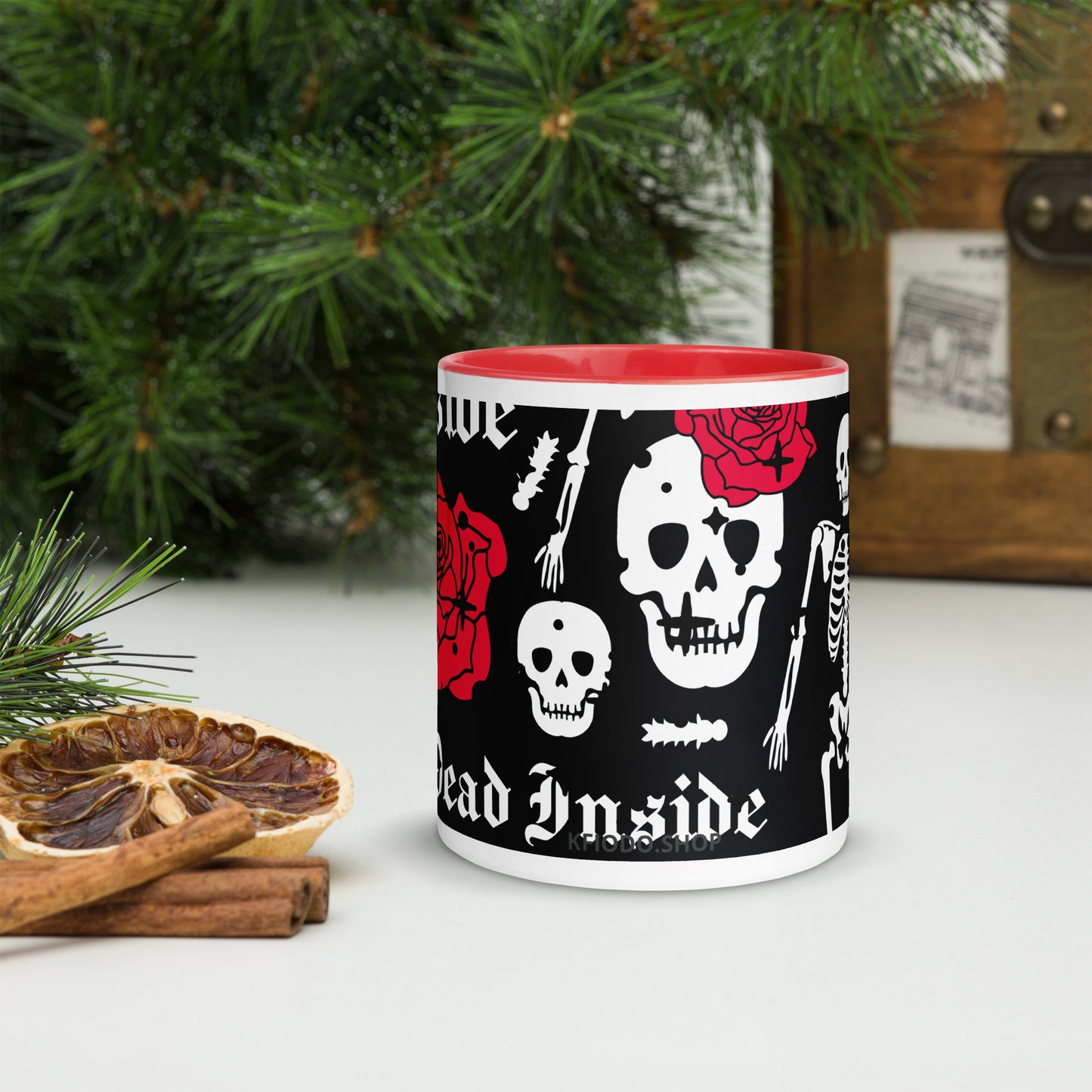 Mug à Intérieur Coloré *SKULL #12