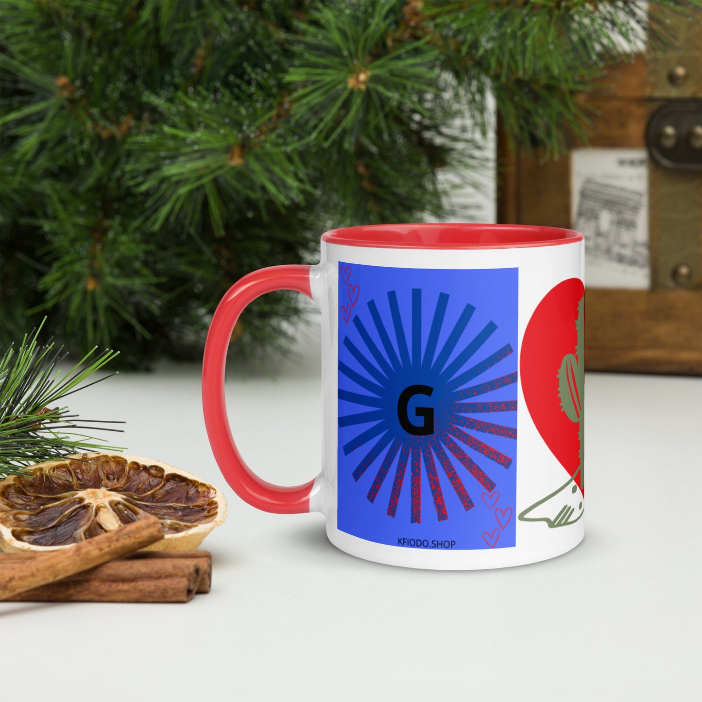 Mug *G  à Intérieur Coloré