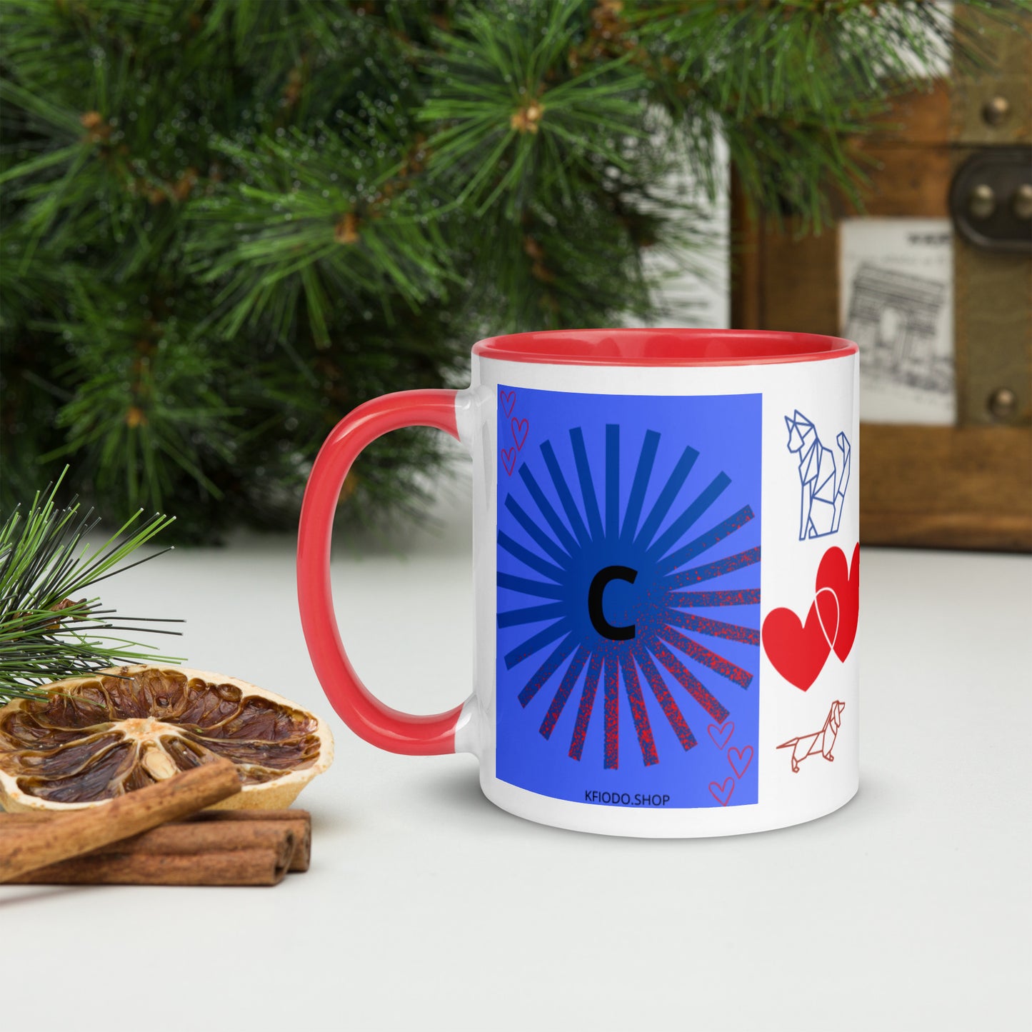 Mug *C  à Intérieur Coloré