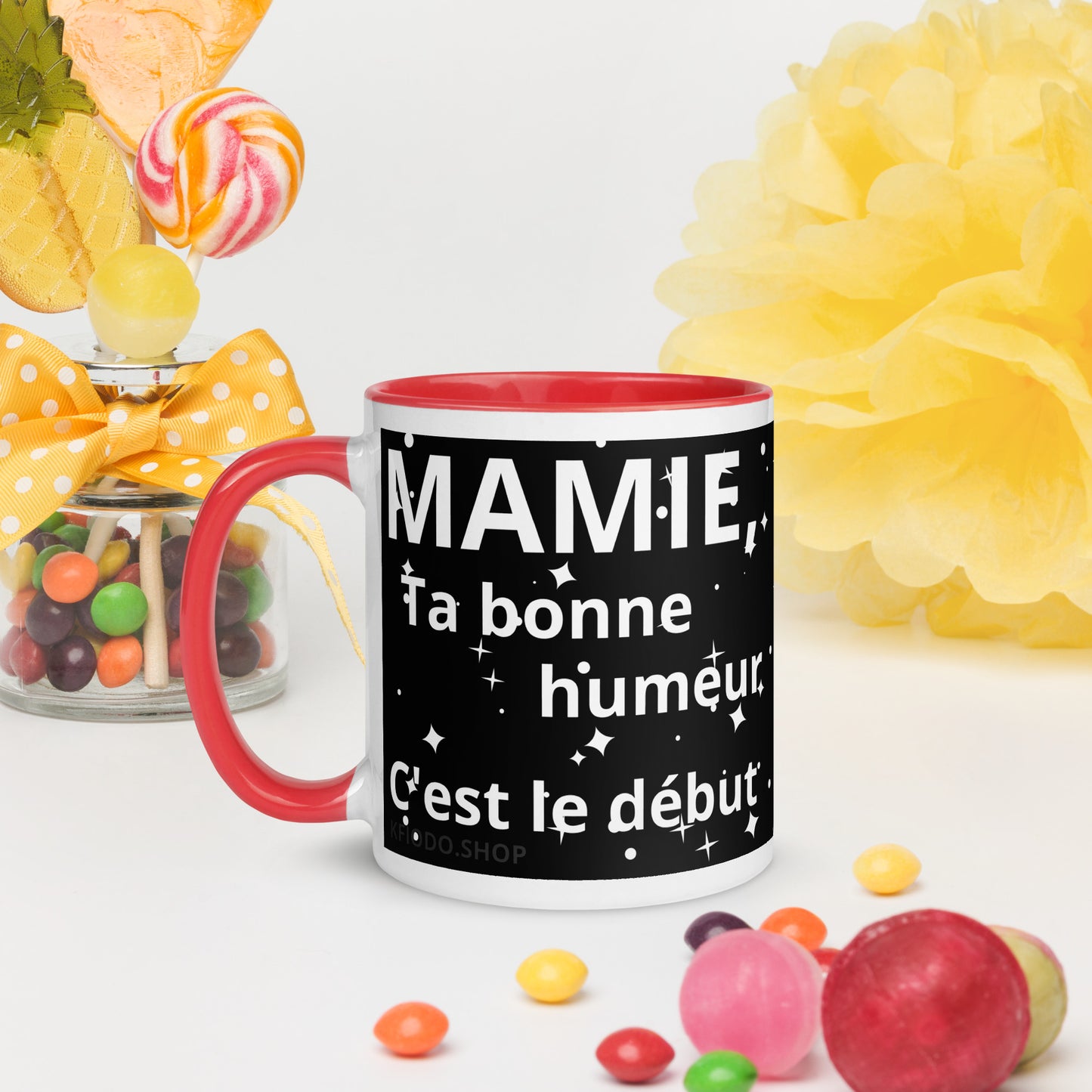Mug à Intérieur Coloré *MAMIE #4