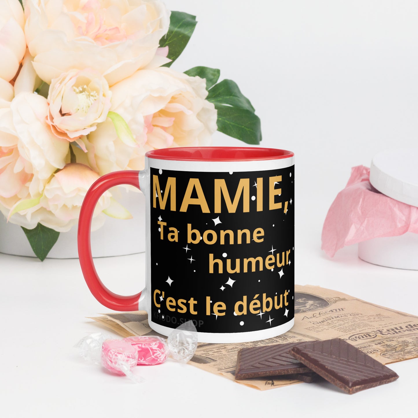 Mug à Intérieur Coloré *MAMIE #3