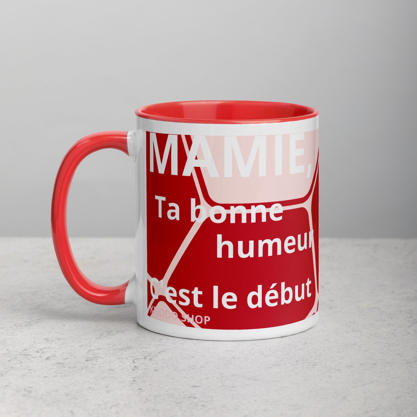 Mug à Intérieur Coloré *MAMIE #6