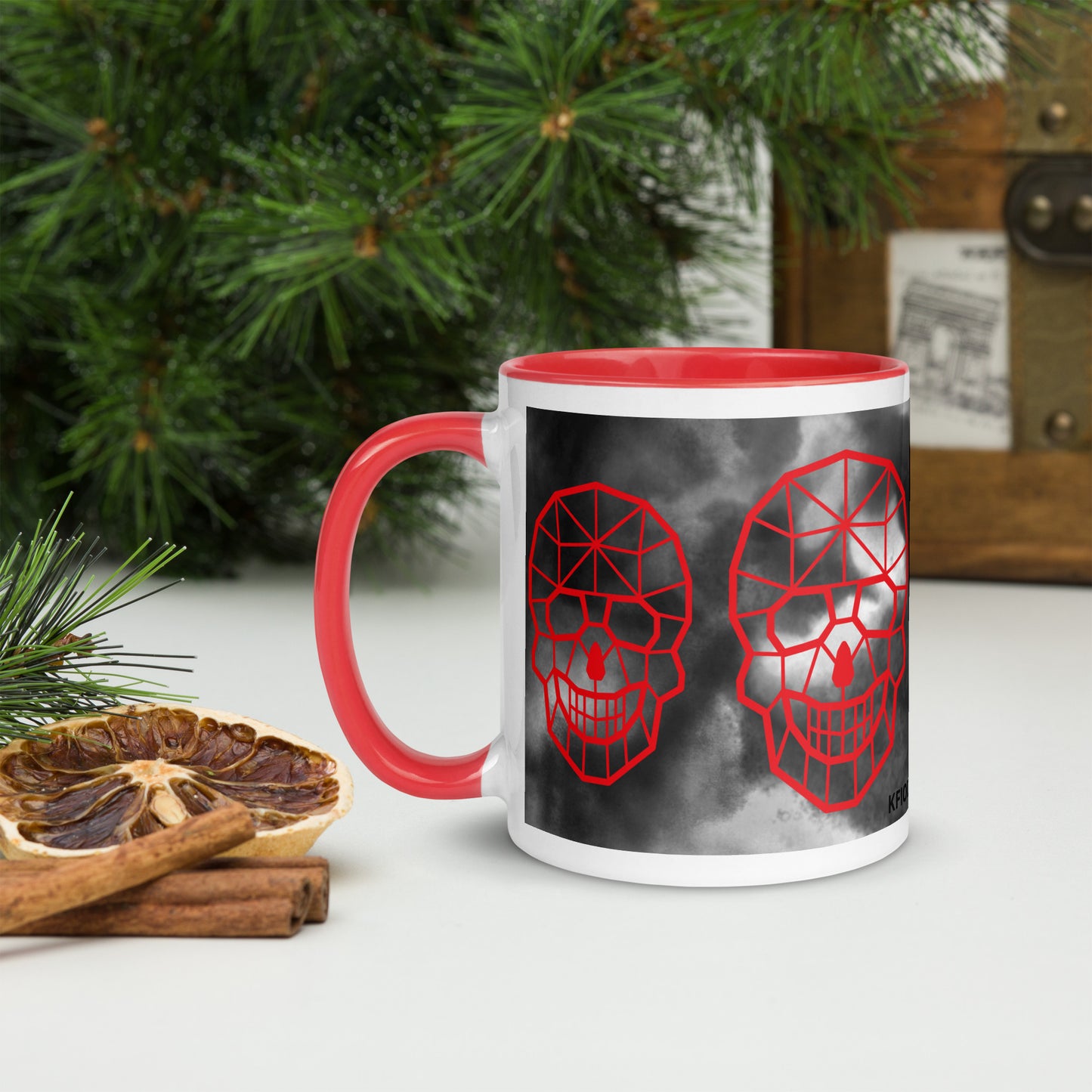 Mug à Intérieur Coloré SKULL #1
