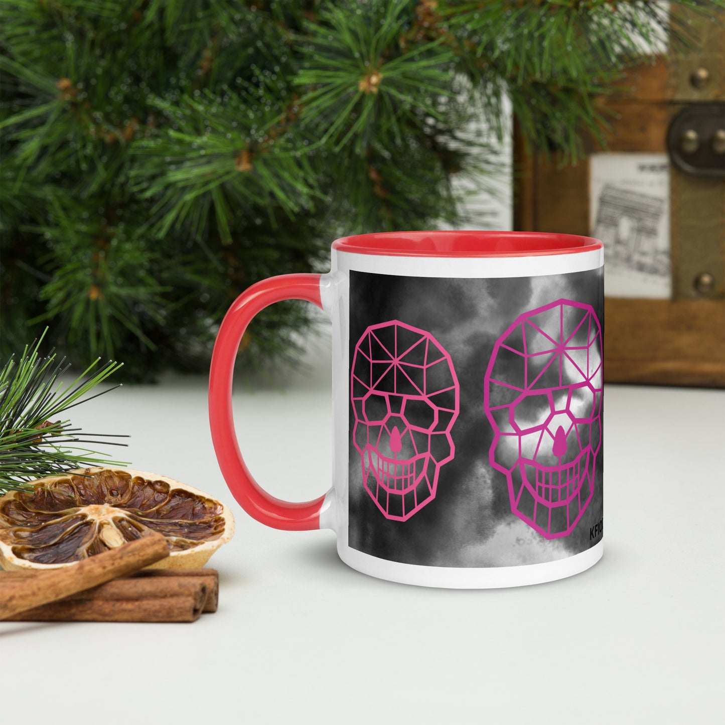 Mug à Intérieur Coloré SKULL #5