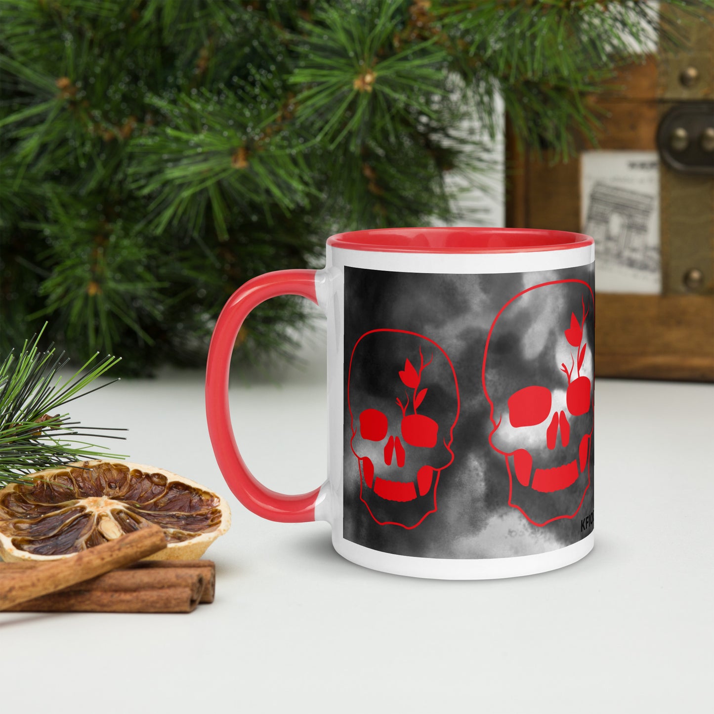 Mug à Intérieur Coloré SKULL #2