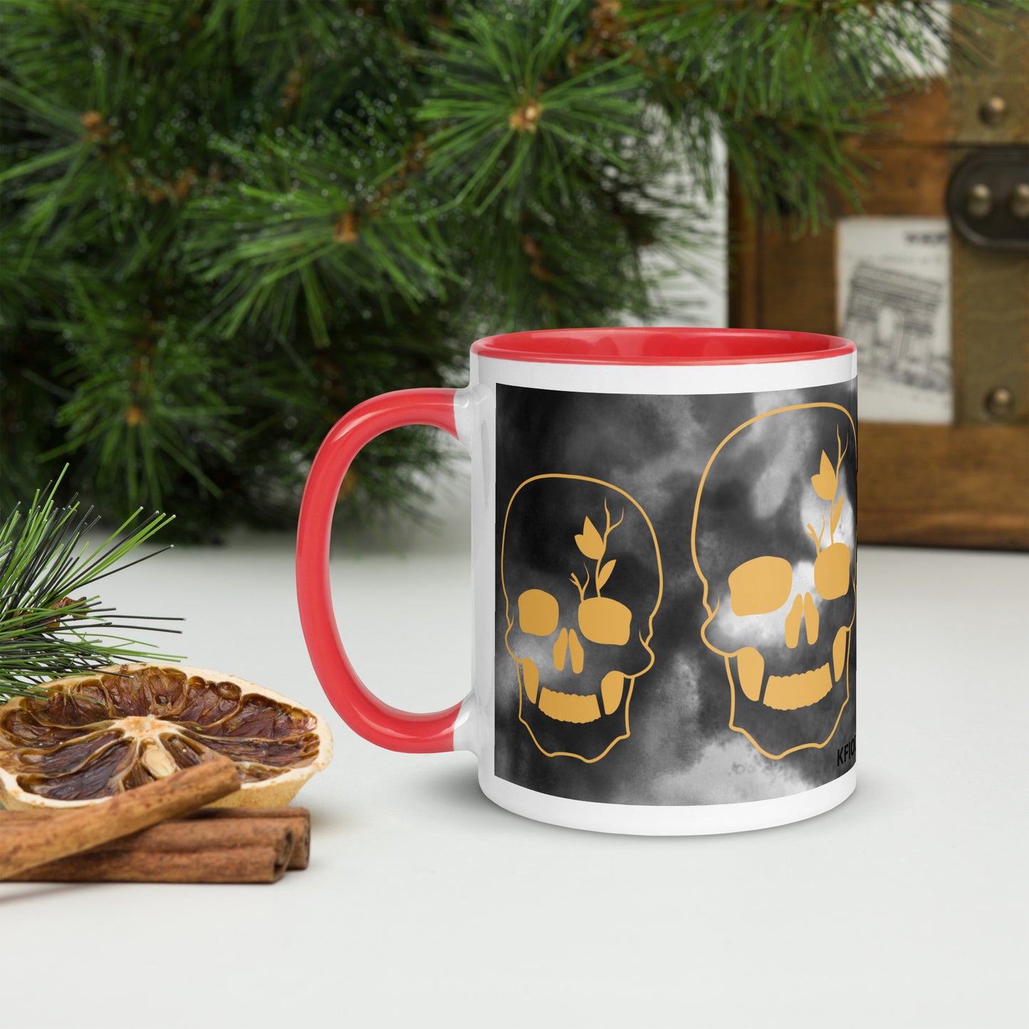 Mug à Intérieur Coloré SKULL#8