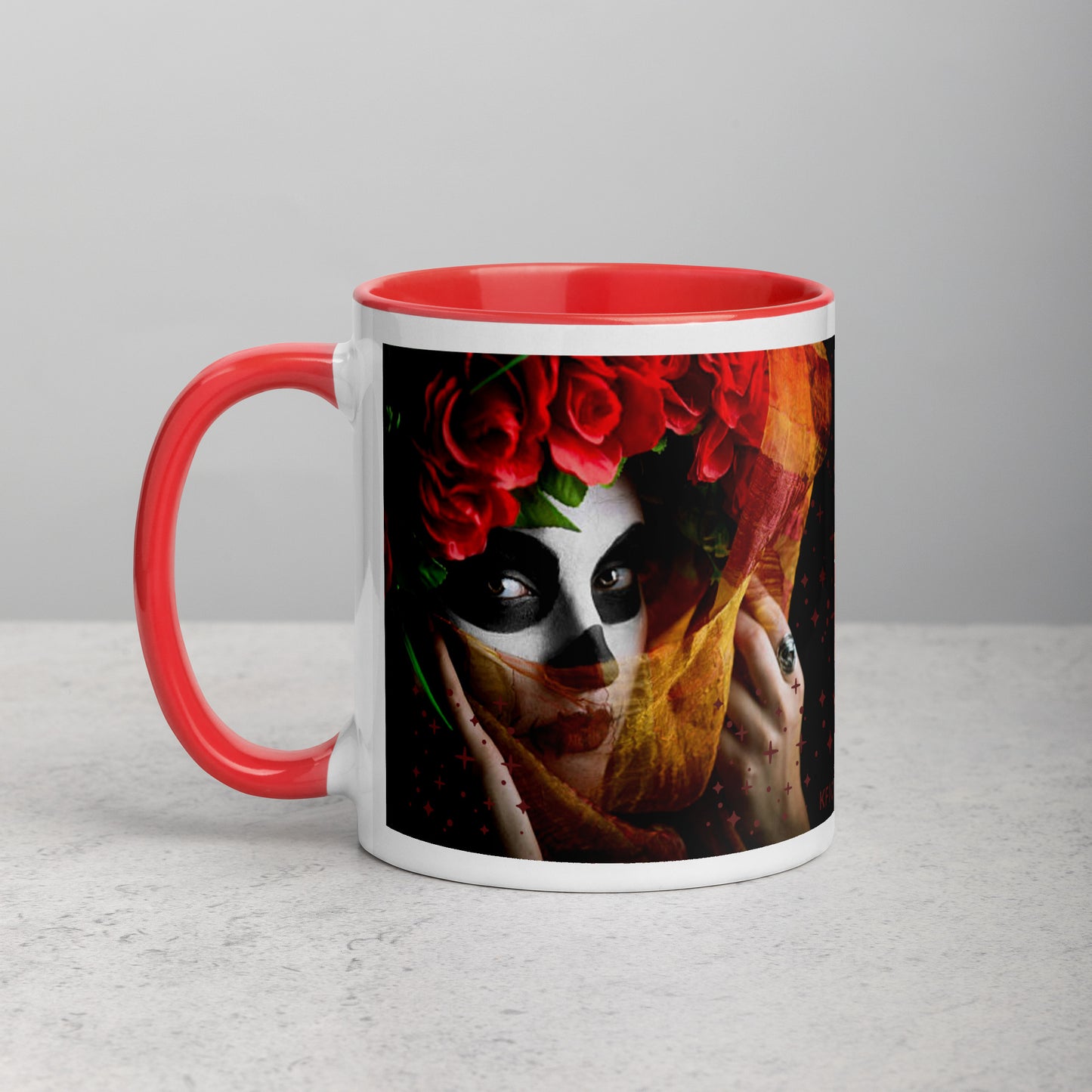 Mug à Intérieur Coloré *SKULL #17