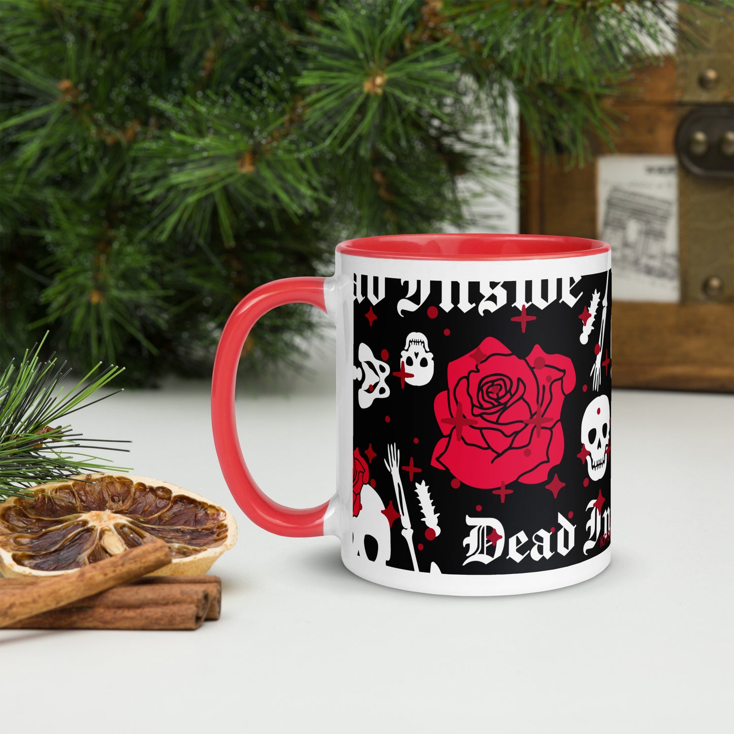 Mug à Intérieur Coloré *SKULL #9