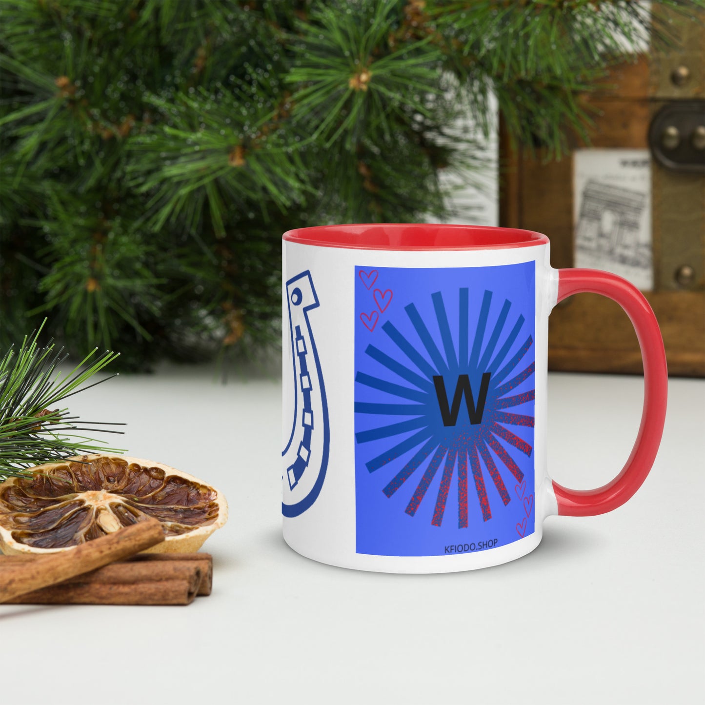 Mug *W à Intérieur Coloré