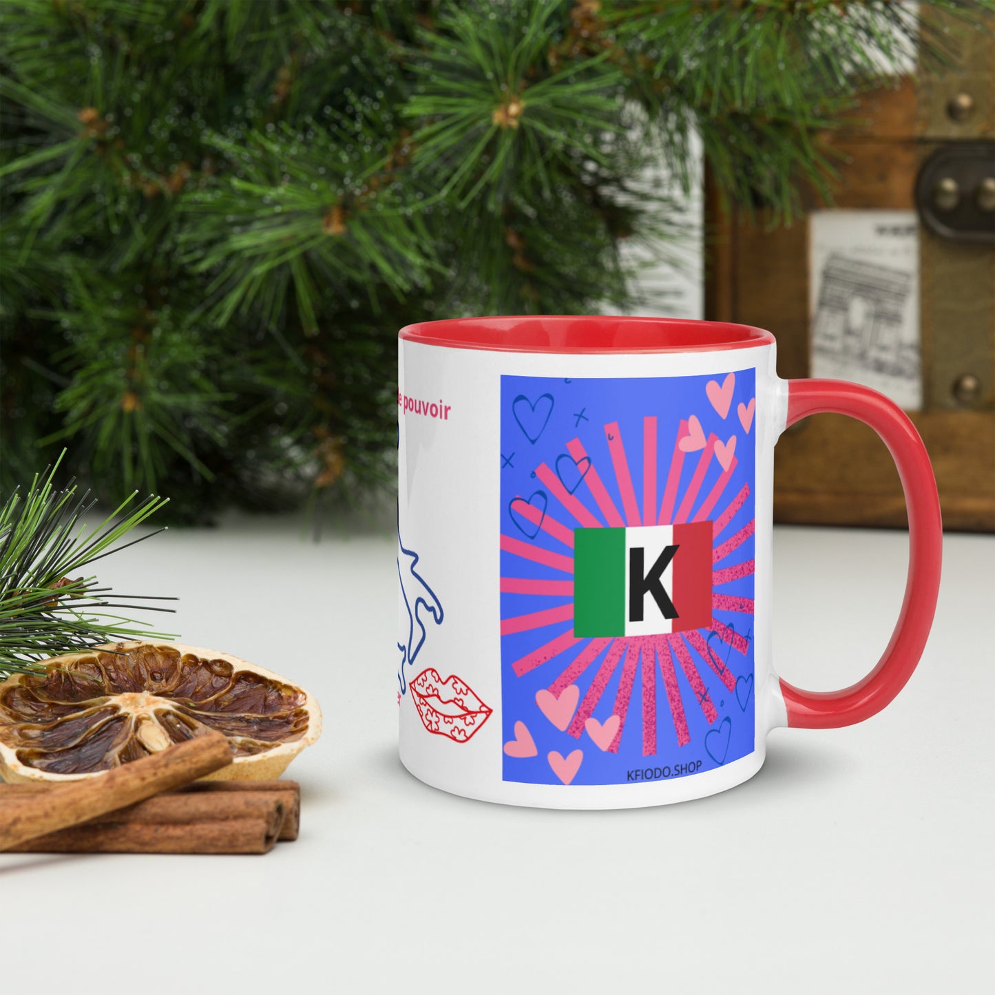 Mug *ITALIE* à Intérieur Coloré