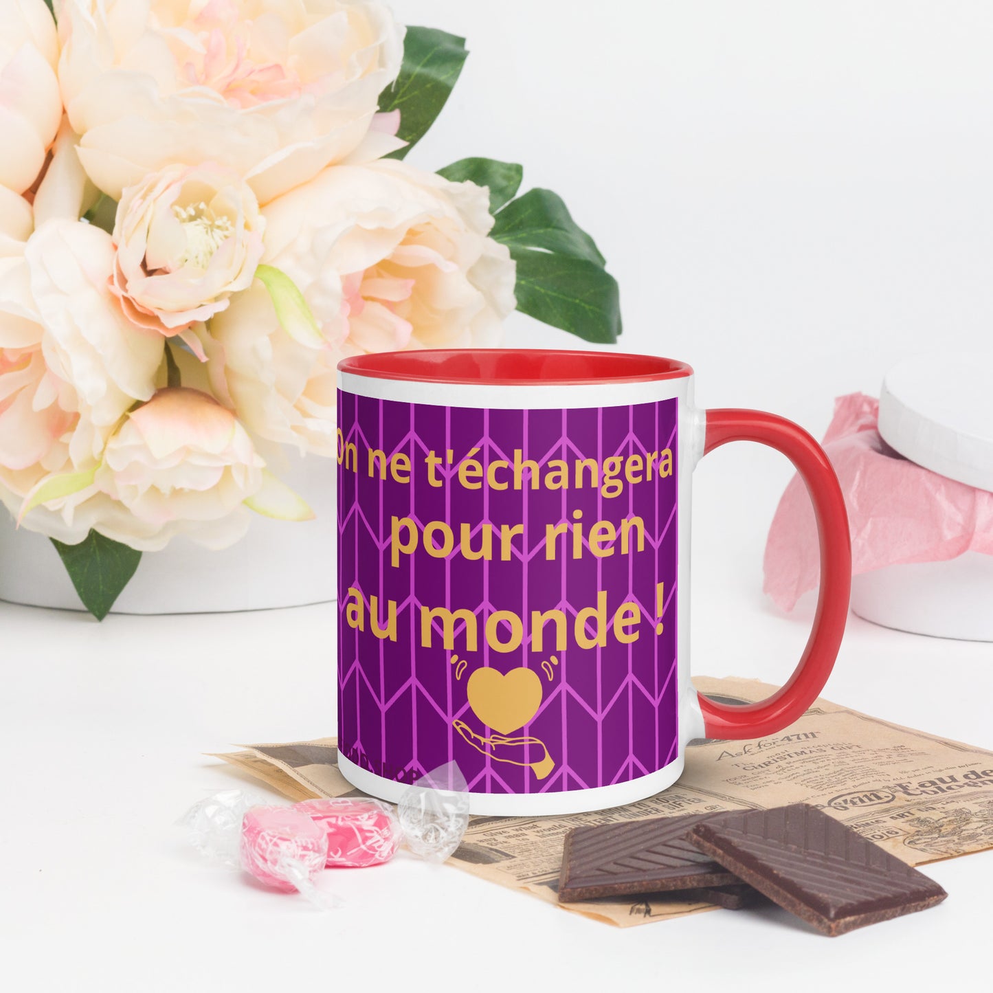 Mug à Intérieur Coloré *MAMIE #1