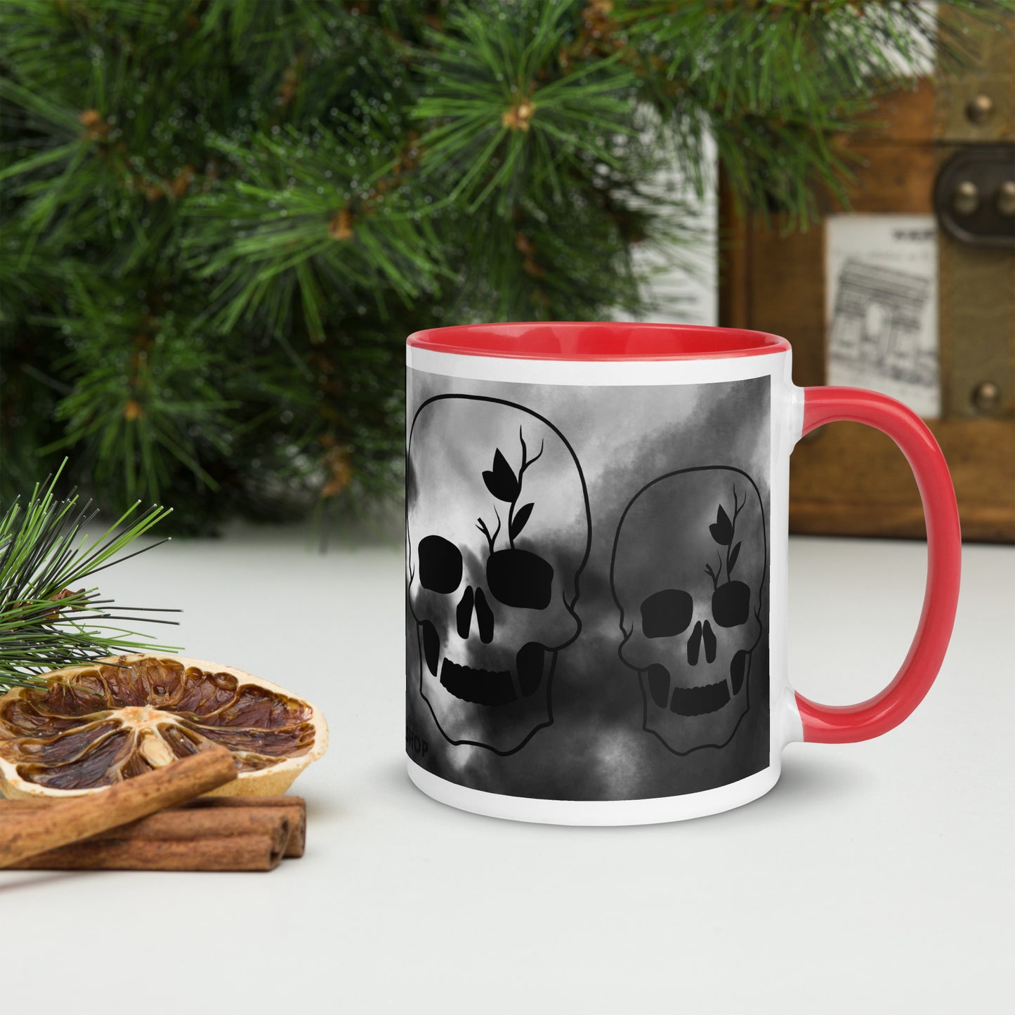 Mug à Intérieur Coloré SKULL #4