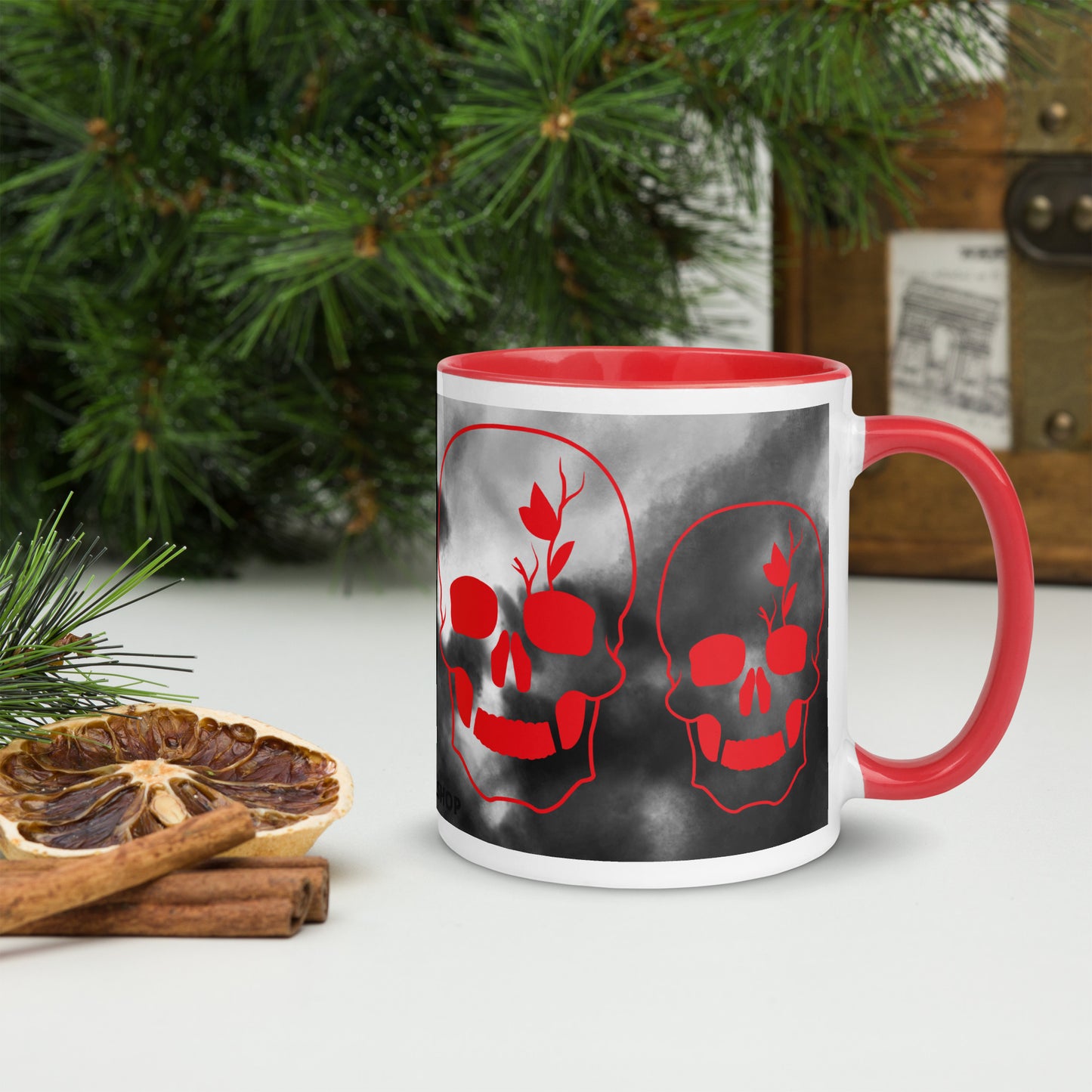 Mug à Intérieur Coloré SKULL #2
