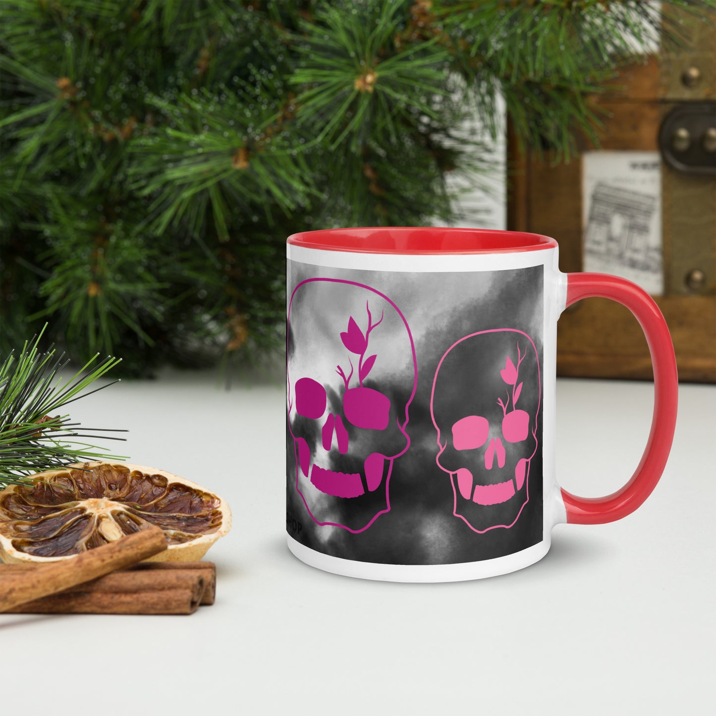 Mug à Intérieur Coloré SKULL #6