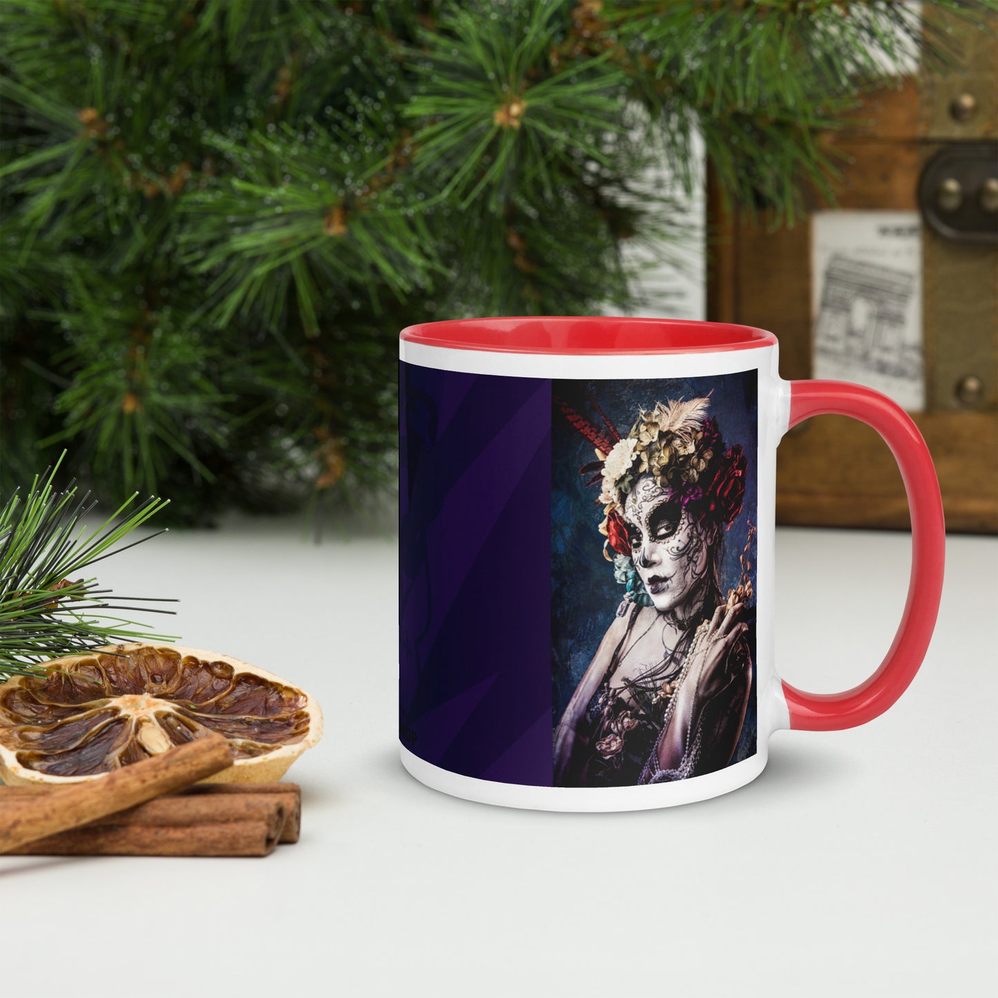 Mug à Intérieur Coloré *SKULL #14