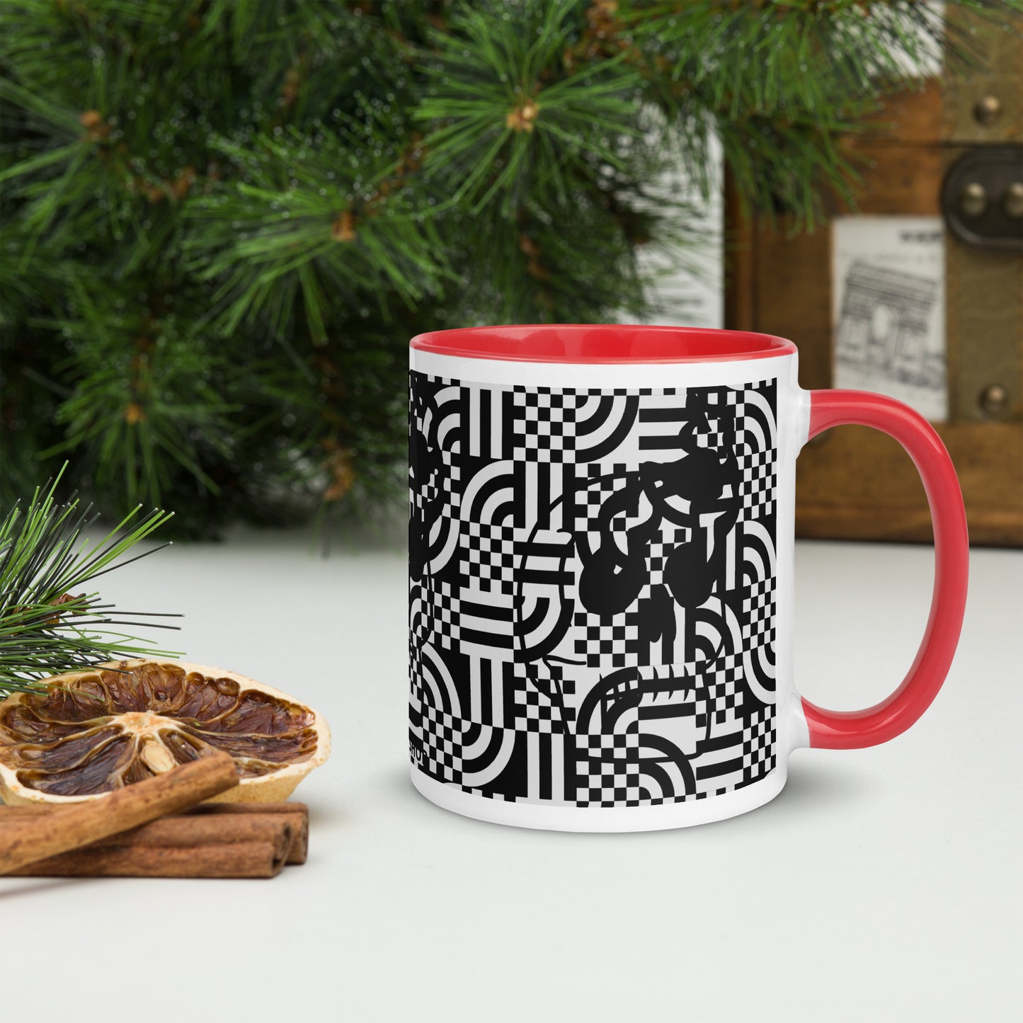 Mug à Intérieur Coloré *SKULL #13