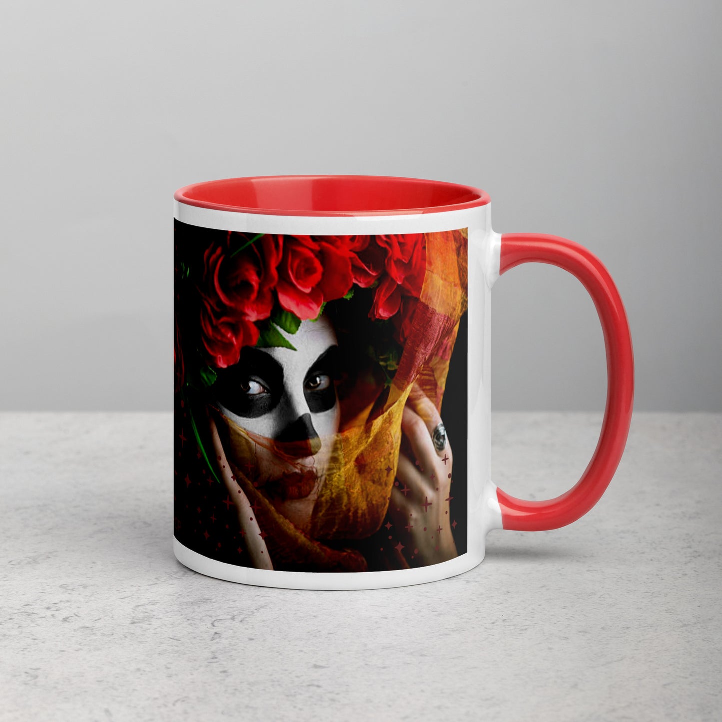 Mug à Intérieur Coloré *SKULL #17