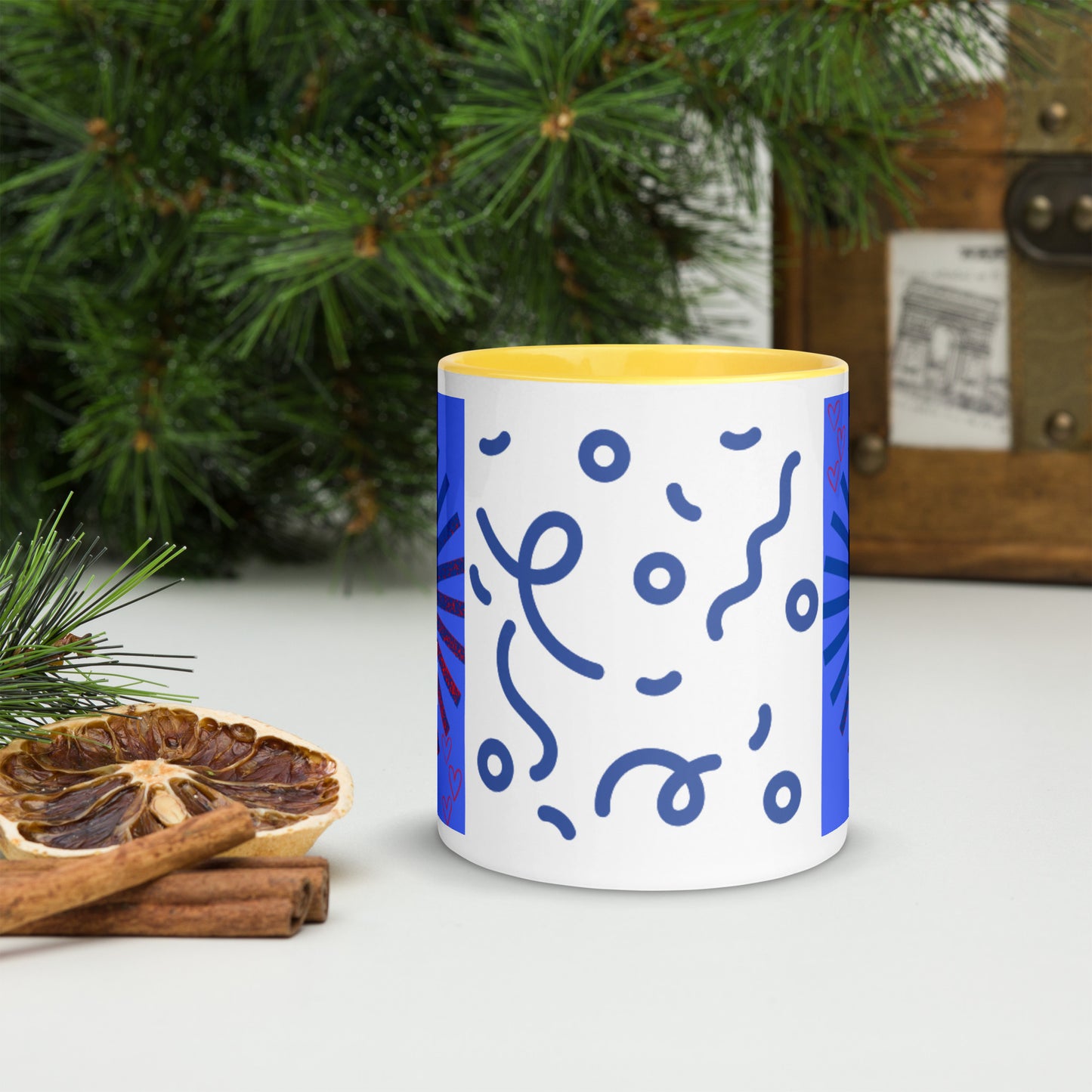 Mug *V à Intérieur Coloré