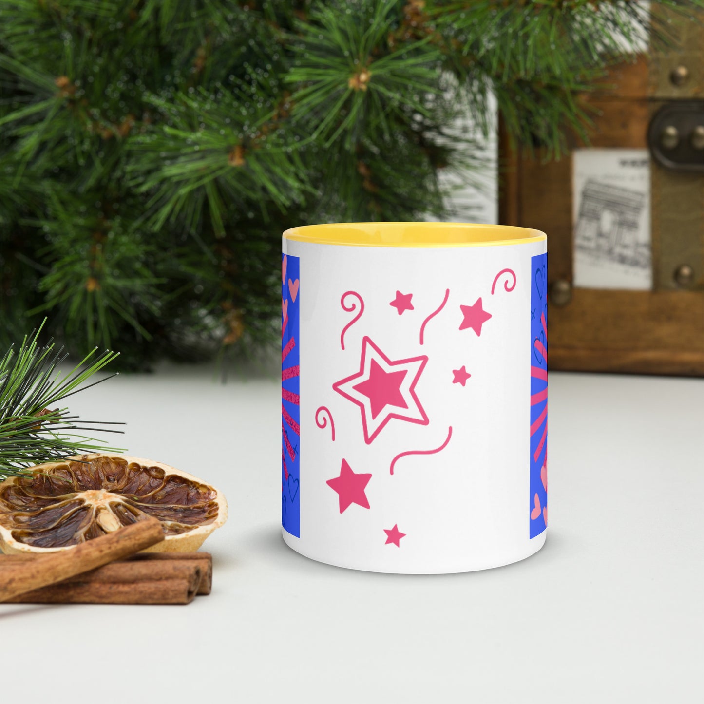 Mug *U* à Intérieur Coloré